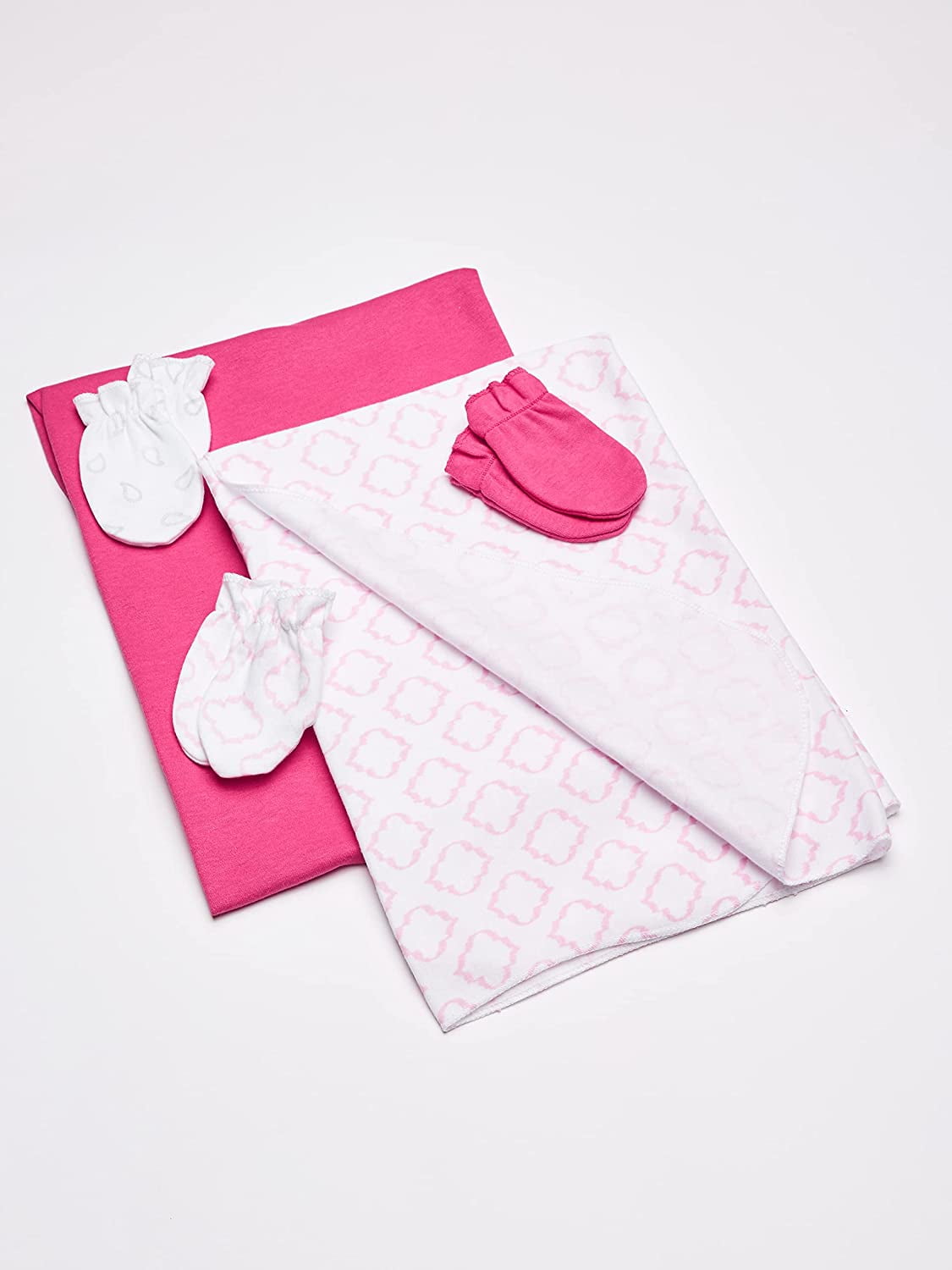 Luvable Friends Baby Girl Layette Gift Cube, Elephant, 0-6 Months