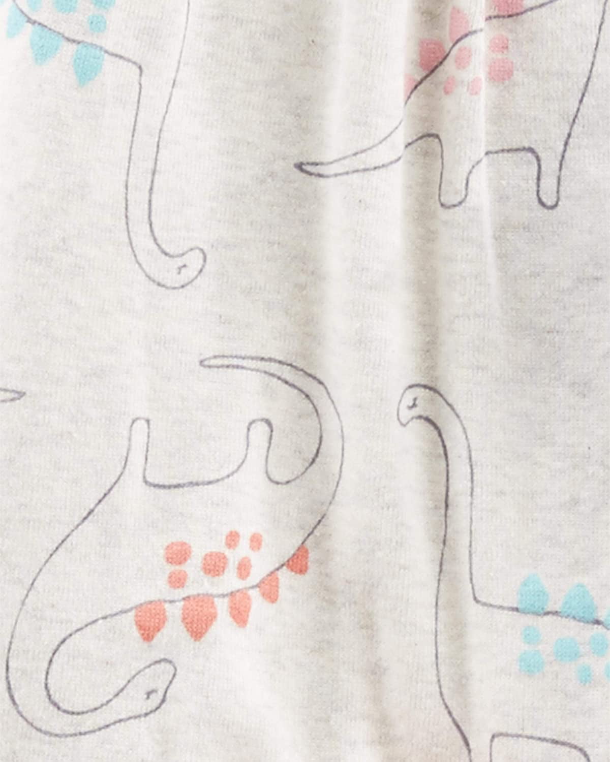Simple Joys by Carter's Girls' 3-Pack Snap-up Rompers, dino/floral/Snail, 12 Months