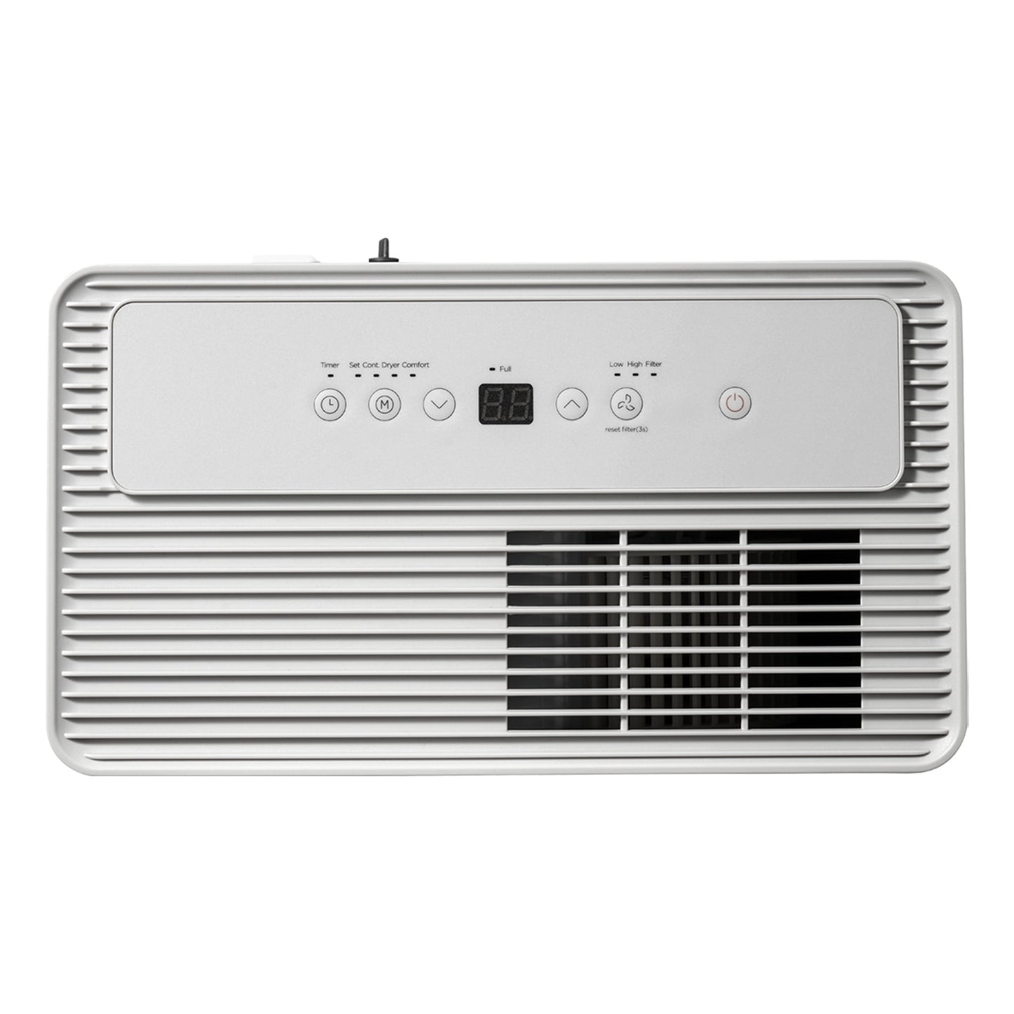 Restored Midea 22-Pint Smart Dehumidifier With App and Voice Control, For Rooms Up to 1,500 Sq Ft, RMD22SWW, Refurbished