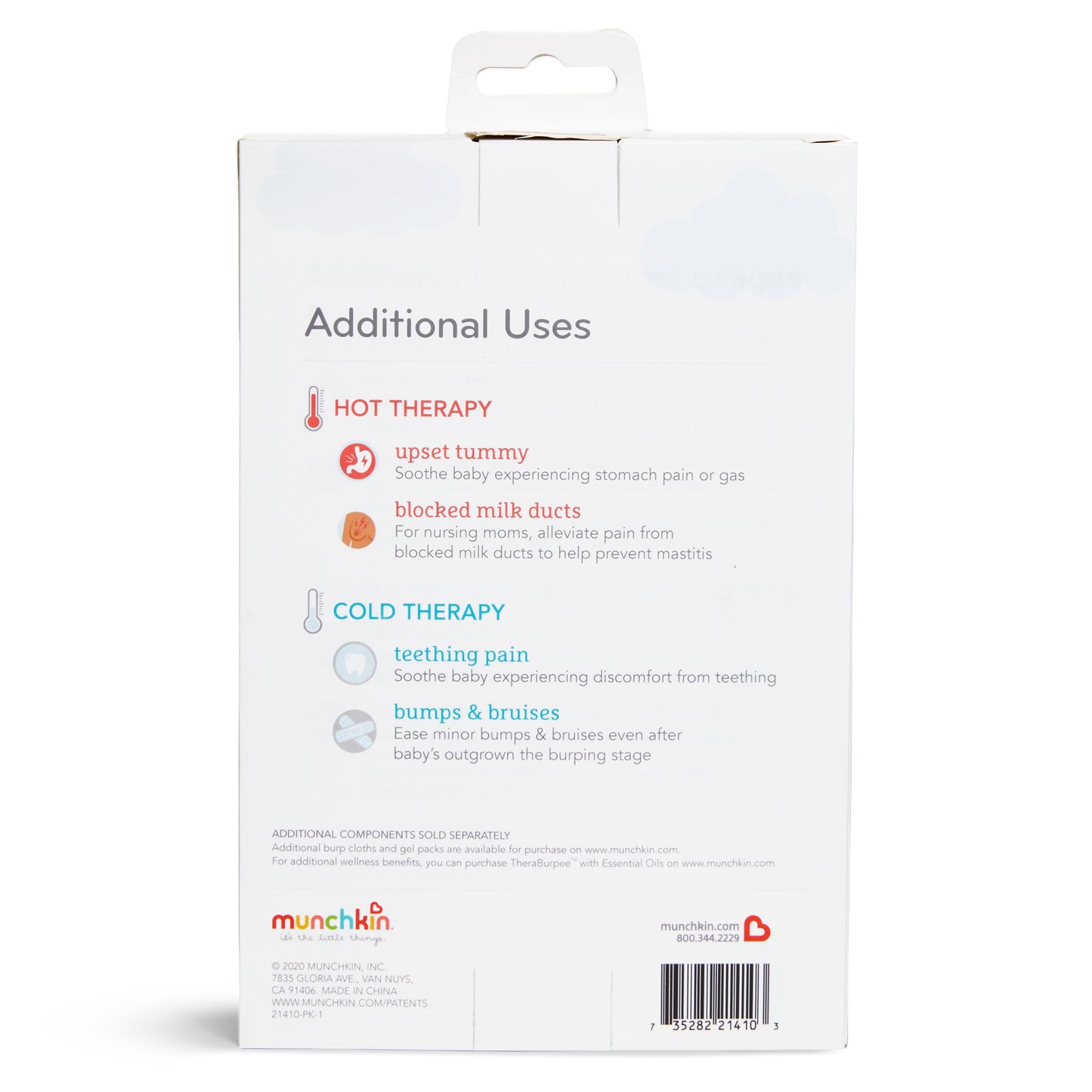 Munchkin TheraBurpee Baby Colic and Fever Rescue Kit, Unisex, Blue