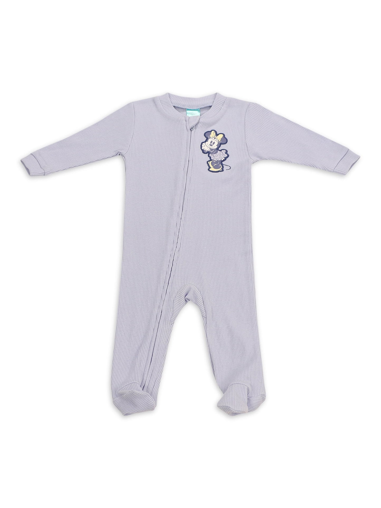 Disney Newborn Baby Girls Coverall, 2 Pack Rib Footie. Sizes 0/3 Months - 3/6 Months - 6/9 Months