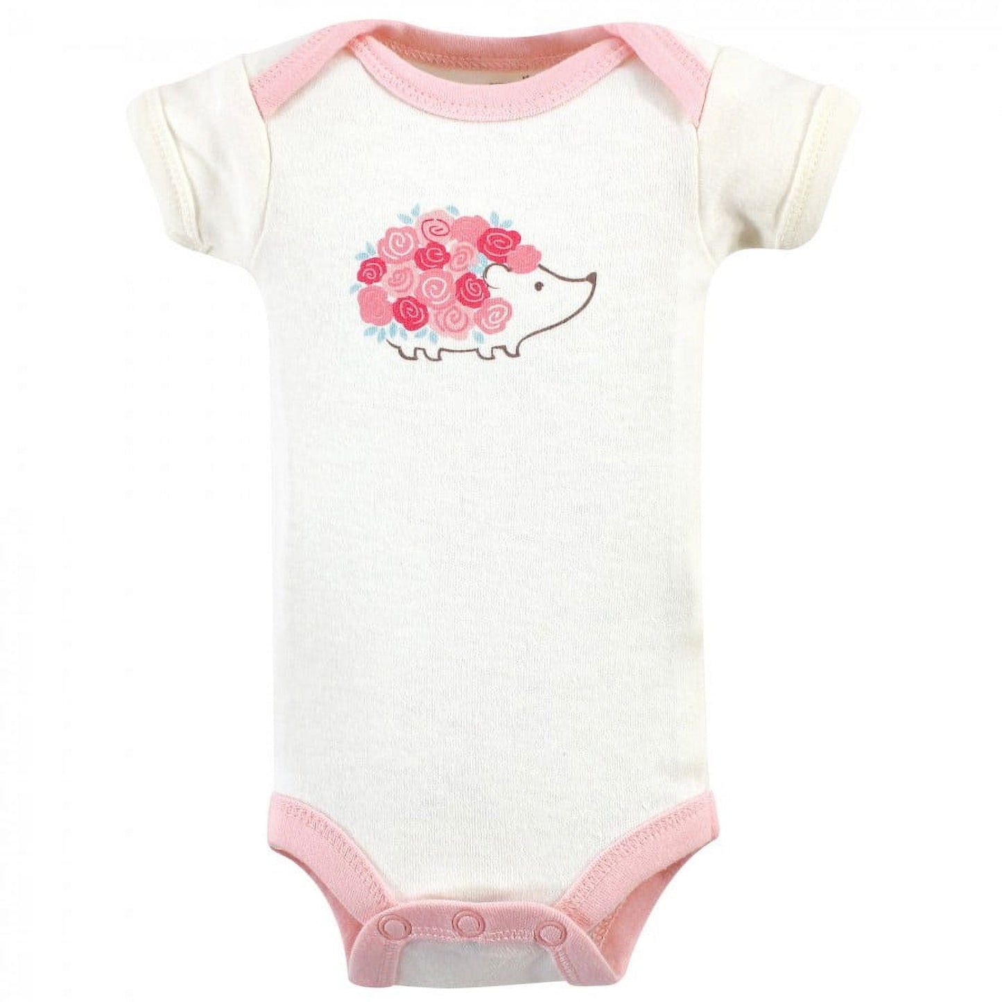 Touched by Nature Baby Girl Organic Cotton Preemie Layette 4pc Set, Rosebud, Preemie