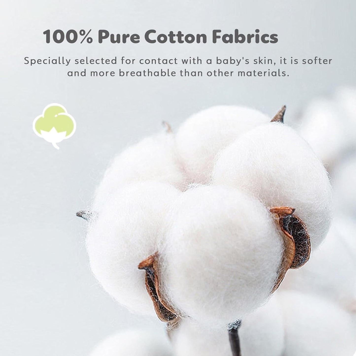 KIDIRA Swaddle for Newborns, Baby Swaddles 0-3 Months 5-13lb, Promotes Healthy Hip Development, 2-Way Zipper & Foot Buttons, 1Pack
