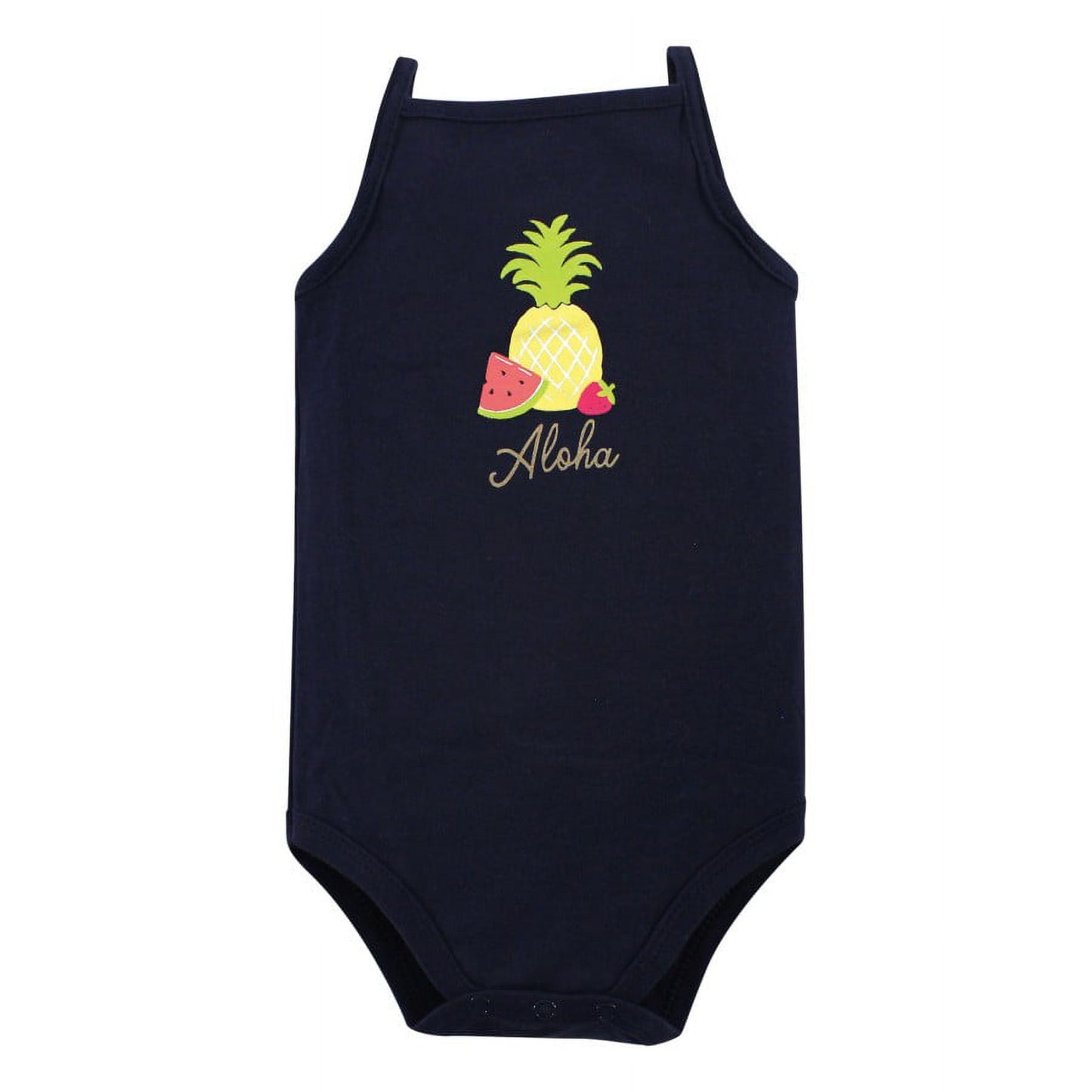 Hudson Baby Short Sleeve Bodysuits, 5-Pack, Newborn- 24 Months