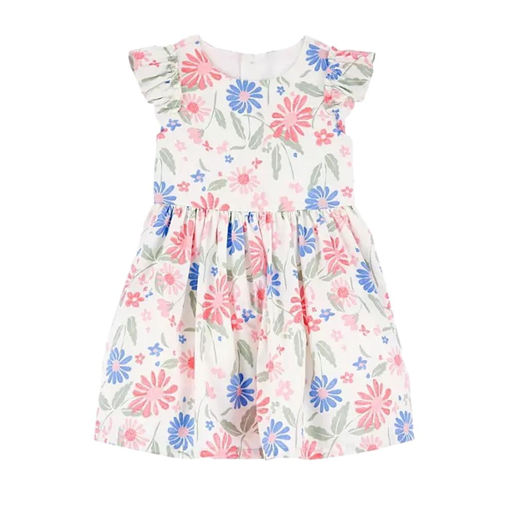Carters Girl's Occasion Dress in Floral Size 12M
