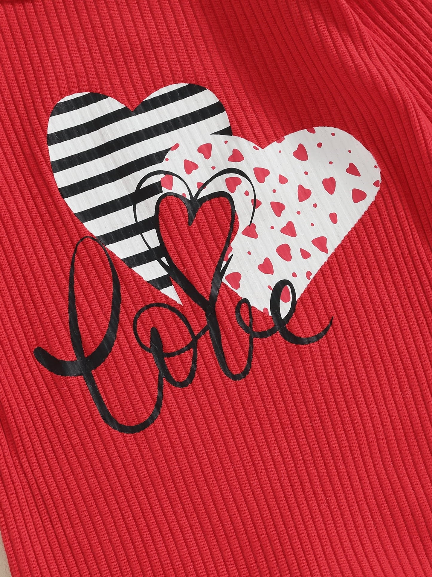 Suealasg Baby Girls Valentine’s Day Jumpsuit 3M 6M 9M 12M 18M Toddler Girls Spring One Piece Bodysuits Infant Girls Long Sleeve Round Neck Heart Print Romper Headband