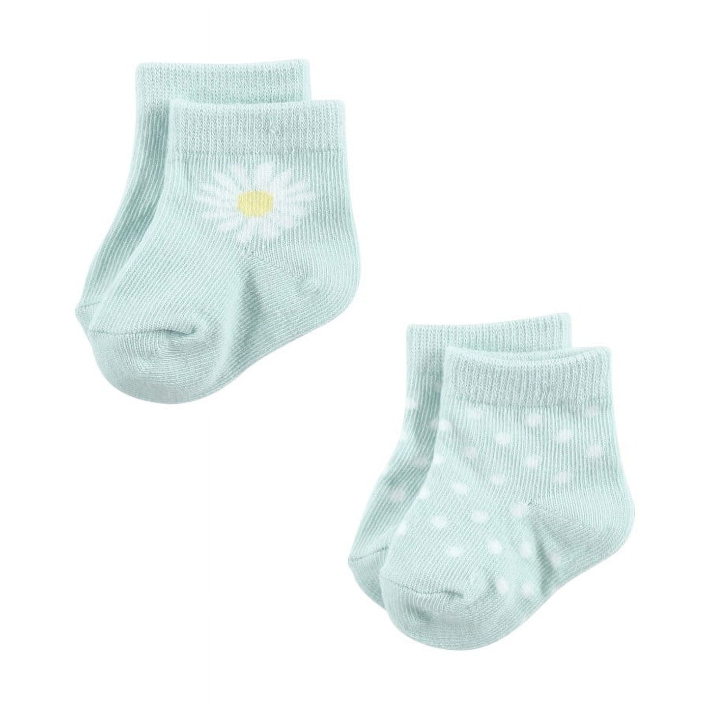 Hudson Baby Infant Girl Sock and Headband 12pc Set, Daisy, 0-9 Months
