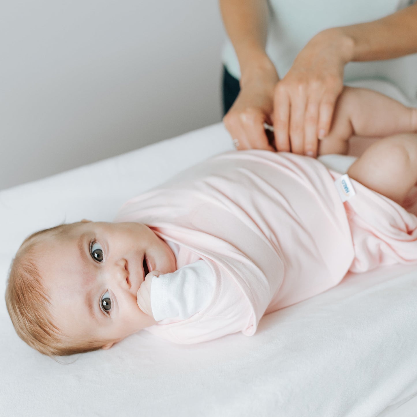 Halo® Sleepsack® Swaddle, 100% Cotton, Soft Pink, Newborn Girls, 0-3 Months
