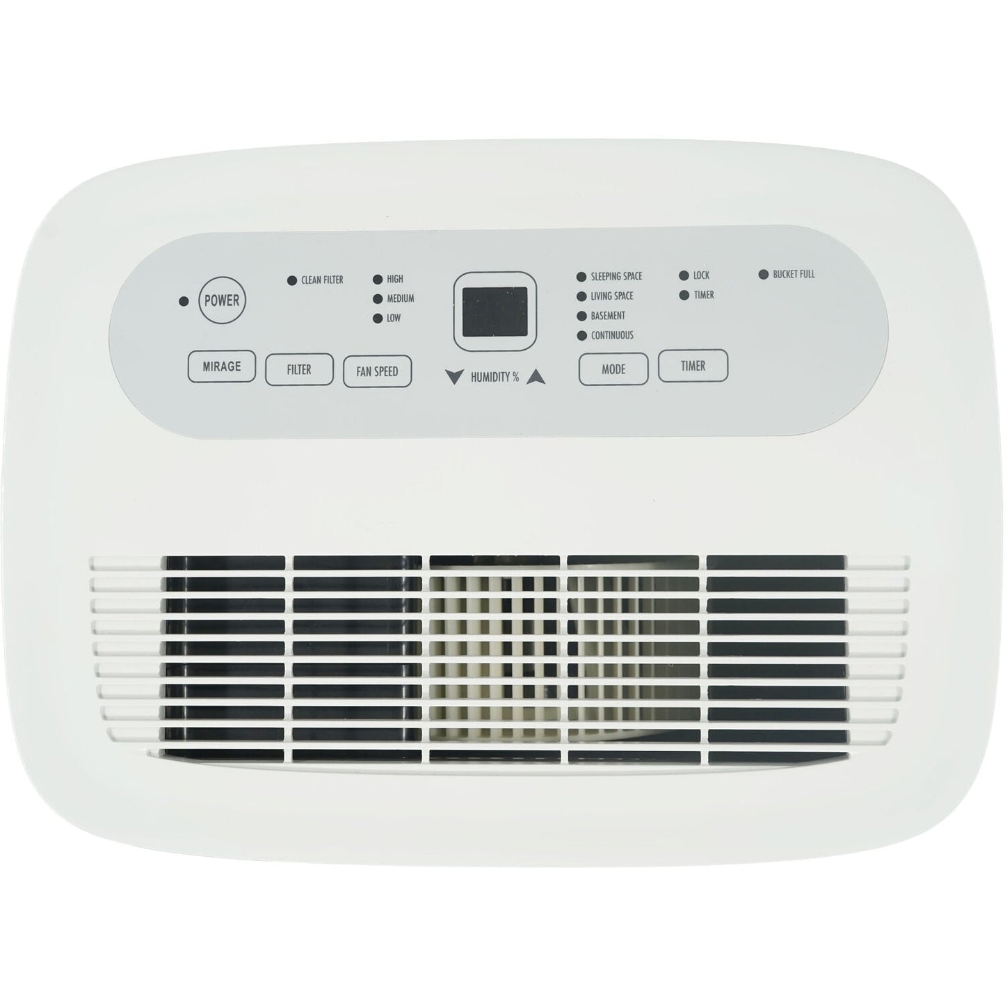 JHS Energy Star 25 Pt 1500 Sq. ft. Humidity Absorber Dehumidifier with LED Display, White, Bedroom, Basement, Garage, D025B-25PT