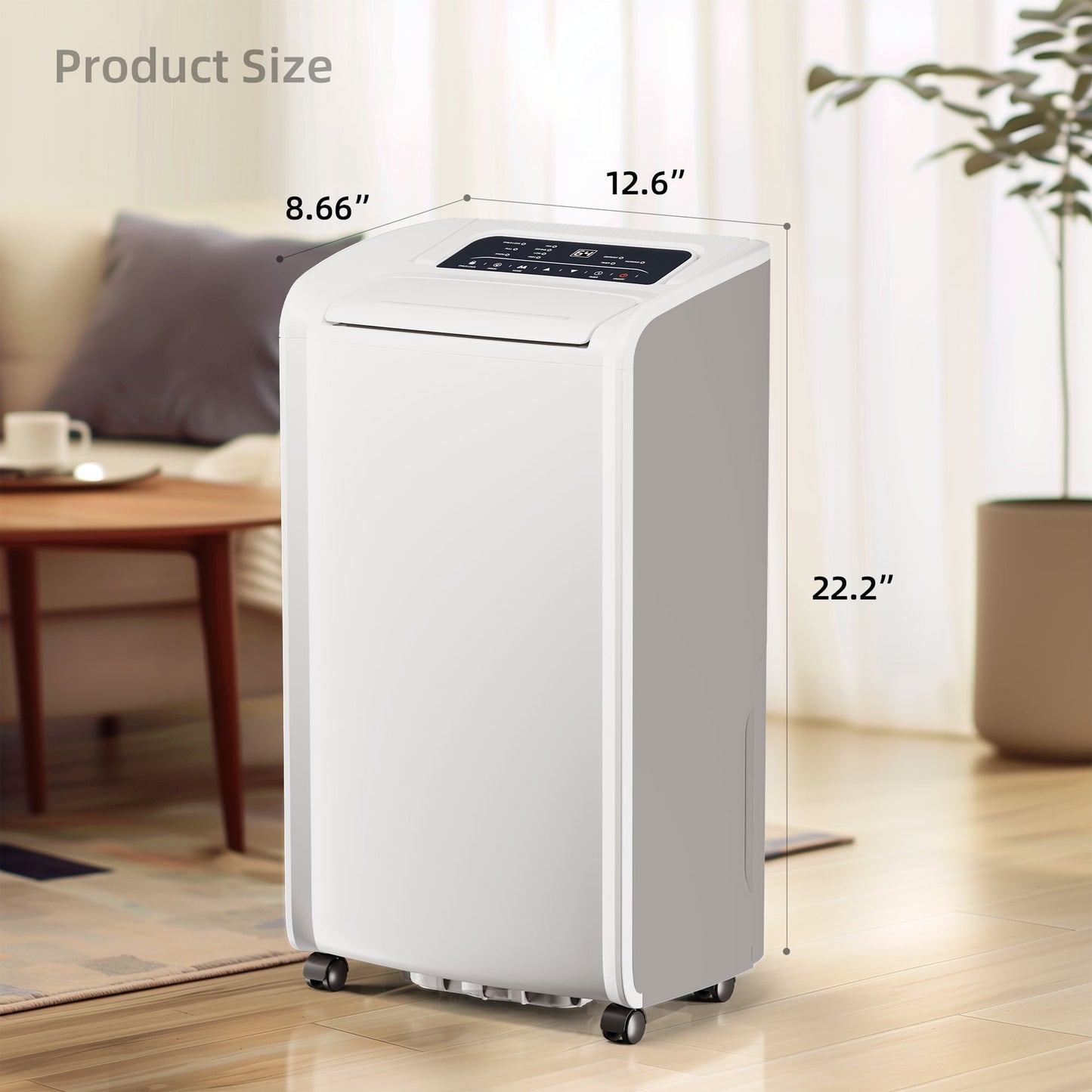 Rocyis 3600 Sq. ft 19 Pints (DOE) Dehumidifier for Home, with Auto Shut off, Drain Hose, Reusable Filter, 24H Timer, Auto Defrost, Child Lock, for Bedroom, Bathroom