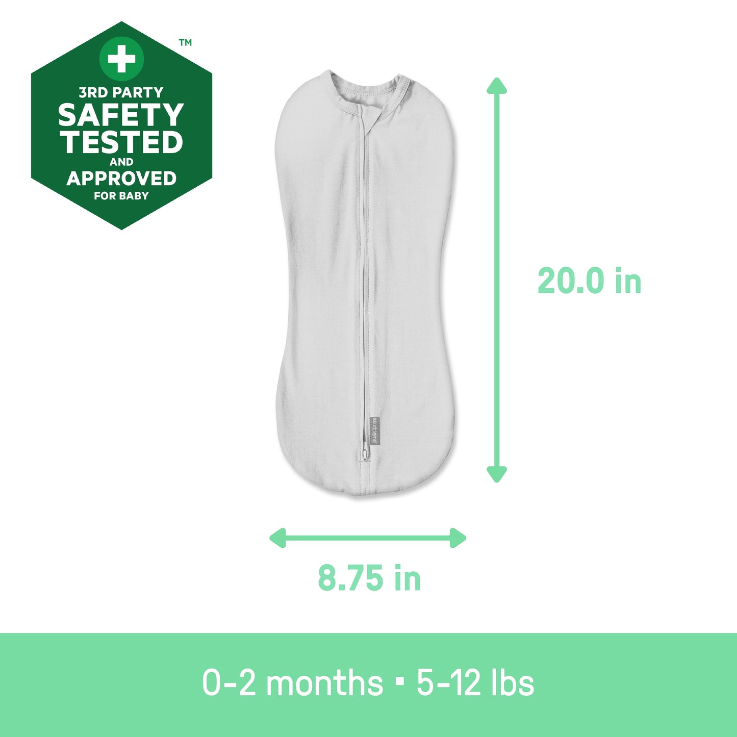 SwaddleMe by Ingenuity Pod - I Heart You