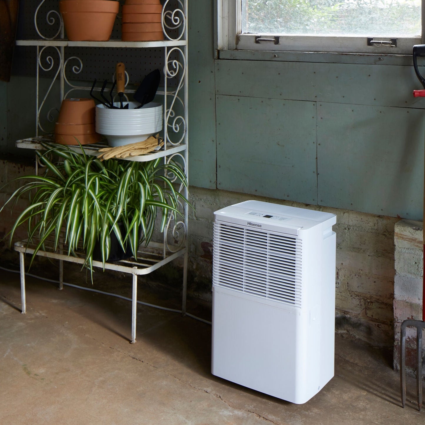 Hisense 25 pt 1500 sq ft Dehumidifier - Energy Efficient, Automatic Shut Off, Adjustable Humistat