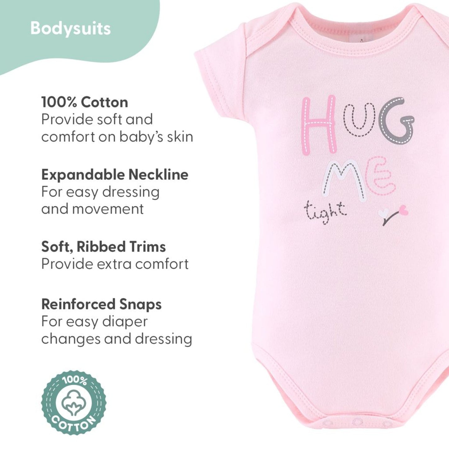 The Peanutshell Newborn Baby Layette Gift Set for Girls, Shower Gift Essentials, Pink Cheetah Print