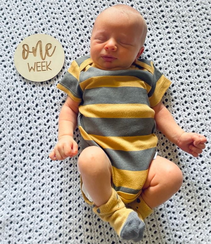 Monthly Baby Milestone Cards 16 Wooden Milestone Discs Includes Birth Announcement Sign Baby Shower/Gift Set, Baby Monthly Milestone Props Perfect for Newborn to Age 1 | Baby Shower/Gift Set