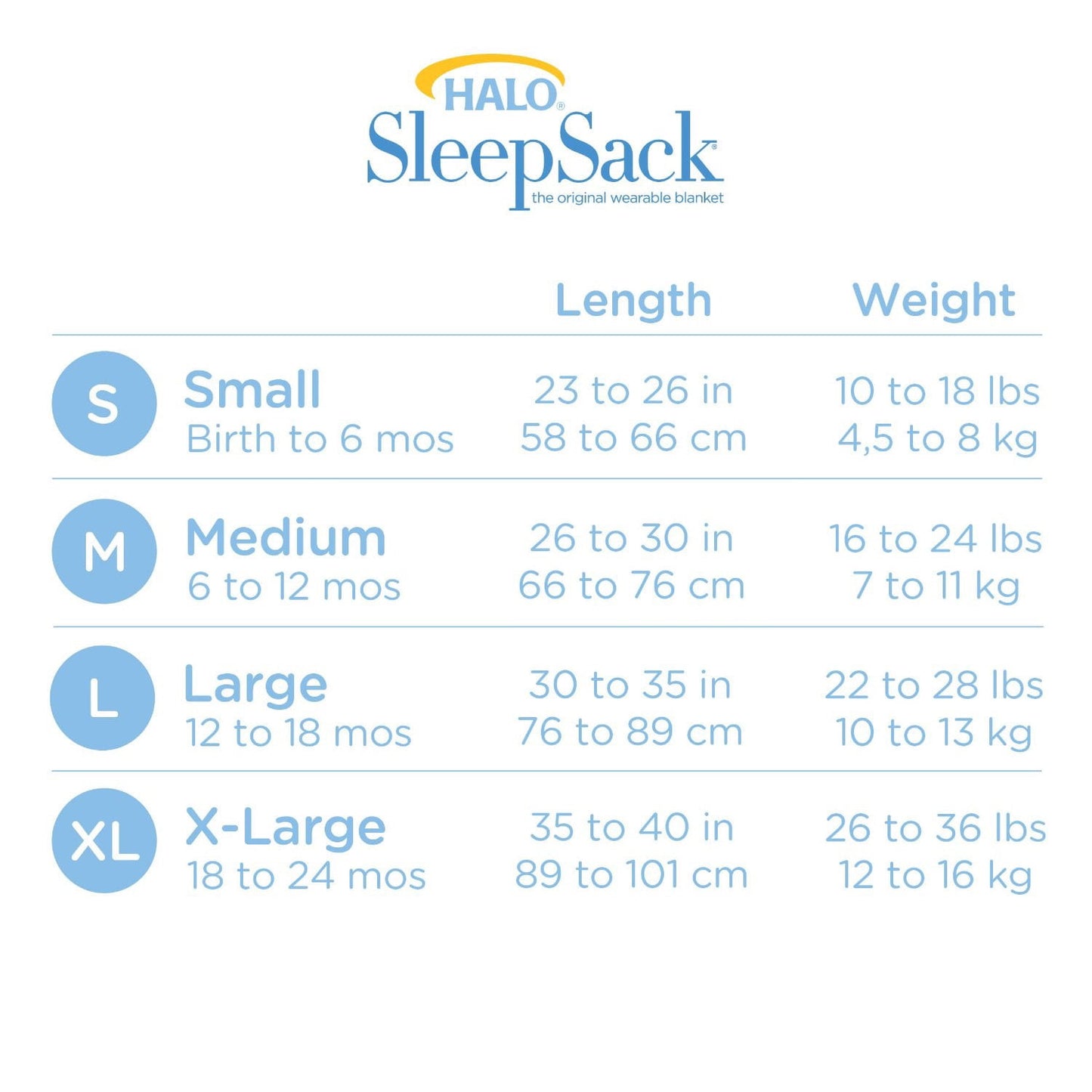 Halo® Sleepsack® Wearable Blanket, Micro-Fleece, Cream, Unisex, Large, 12-18 Months