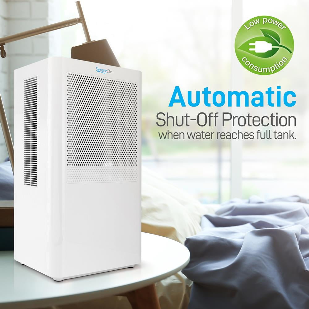 SereneLife 322 Square Feet Portable Electric Home Mini Dehumidifier