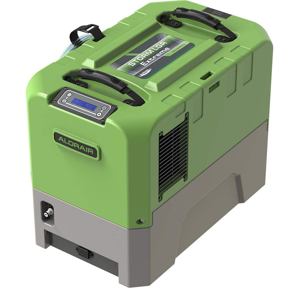 ALORAIR 180 Pints LGR Commercial Dehumidifiers for Water Damage Restoration,Pump Drain, Auto Shut Off with Pump, 5 Years Warranty, Compact,