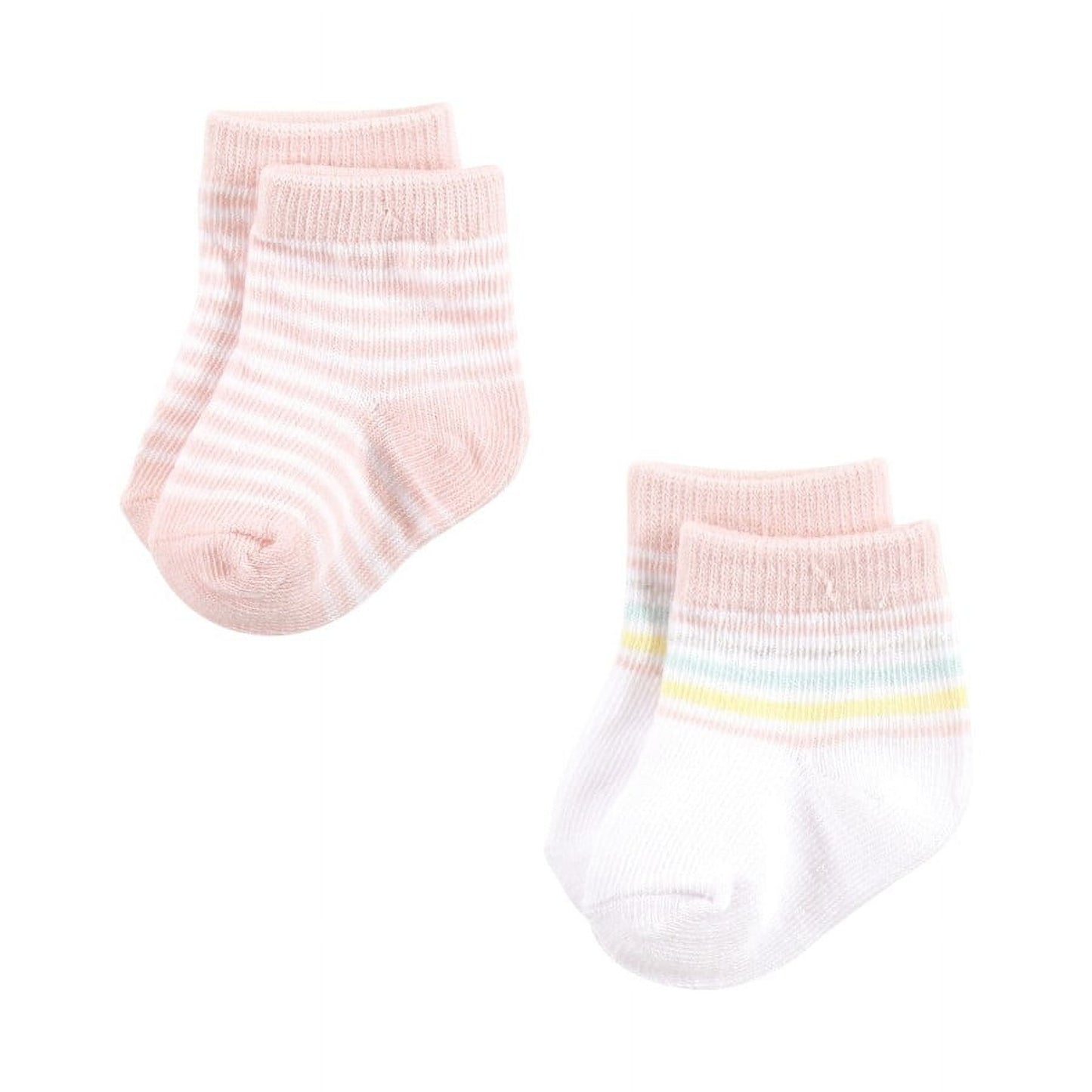 Hudson Baby Infant Girl Sock and Headband 12pc Set, Daisy, 0-9 Months