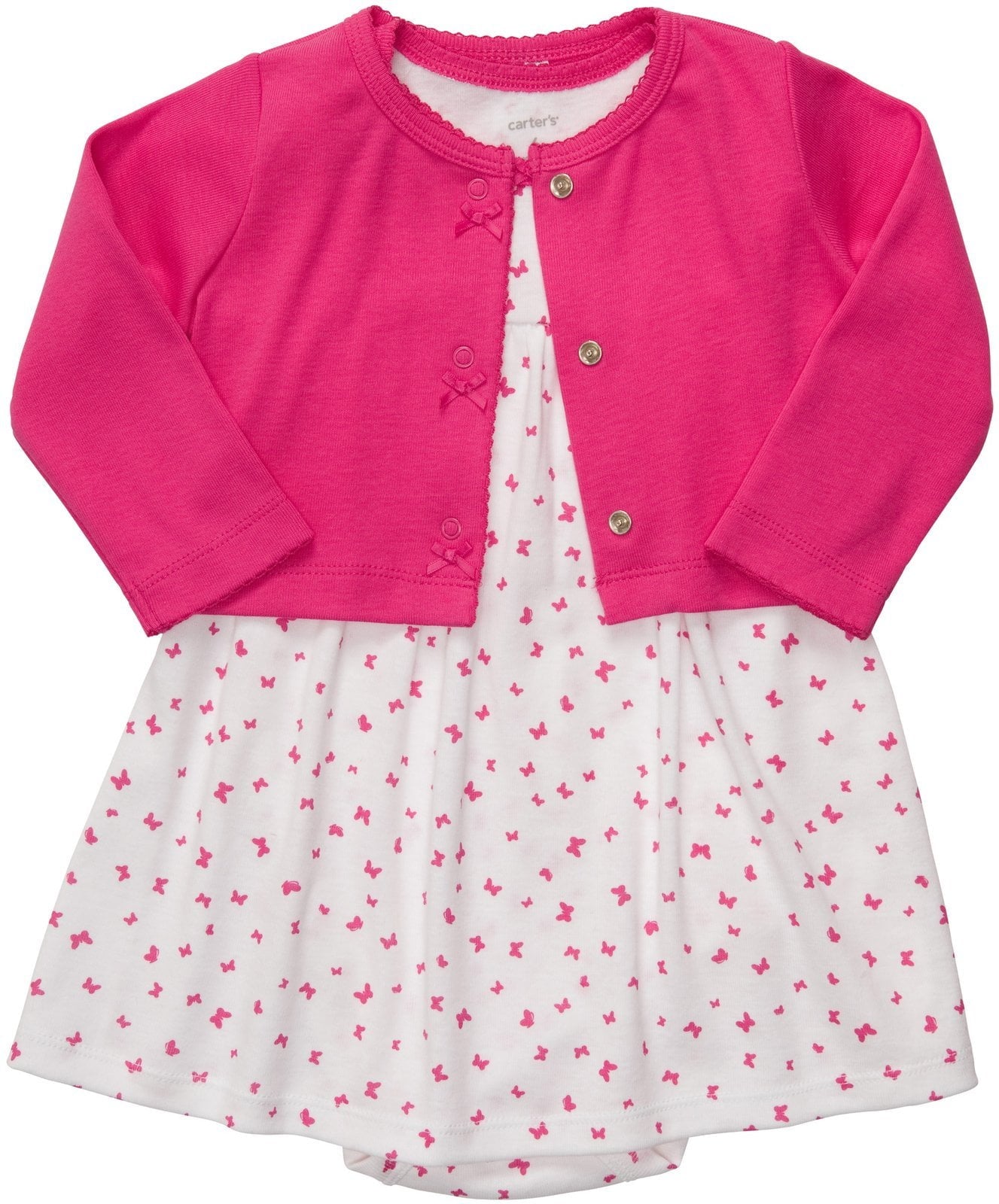 Carter's Baby Girls' Dress Set Pink Butterfly Newborn