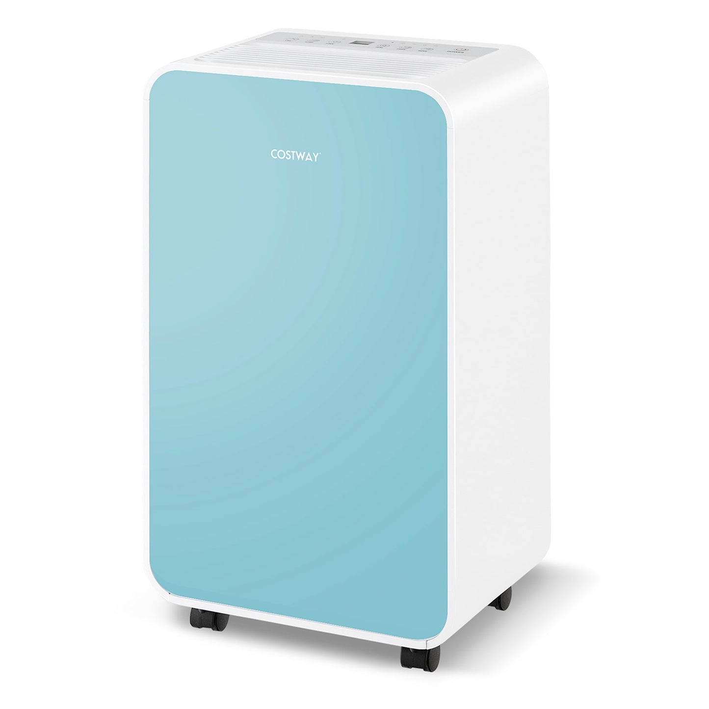 Costway 32 pt 2500 sq ft Dehumidifier in Yellow - Portable