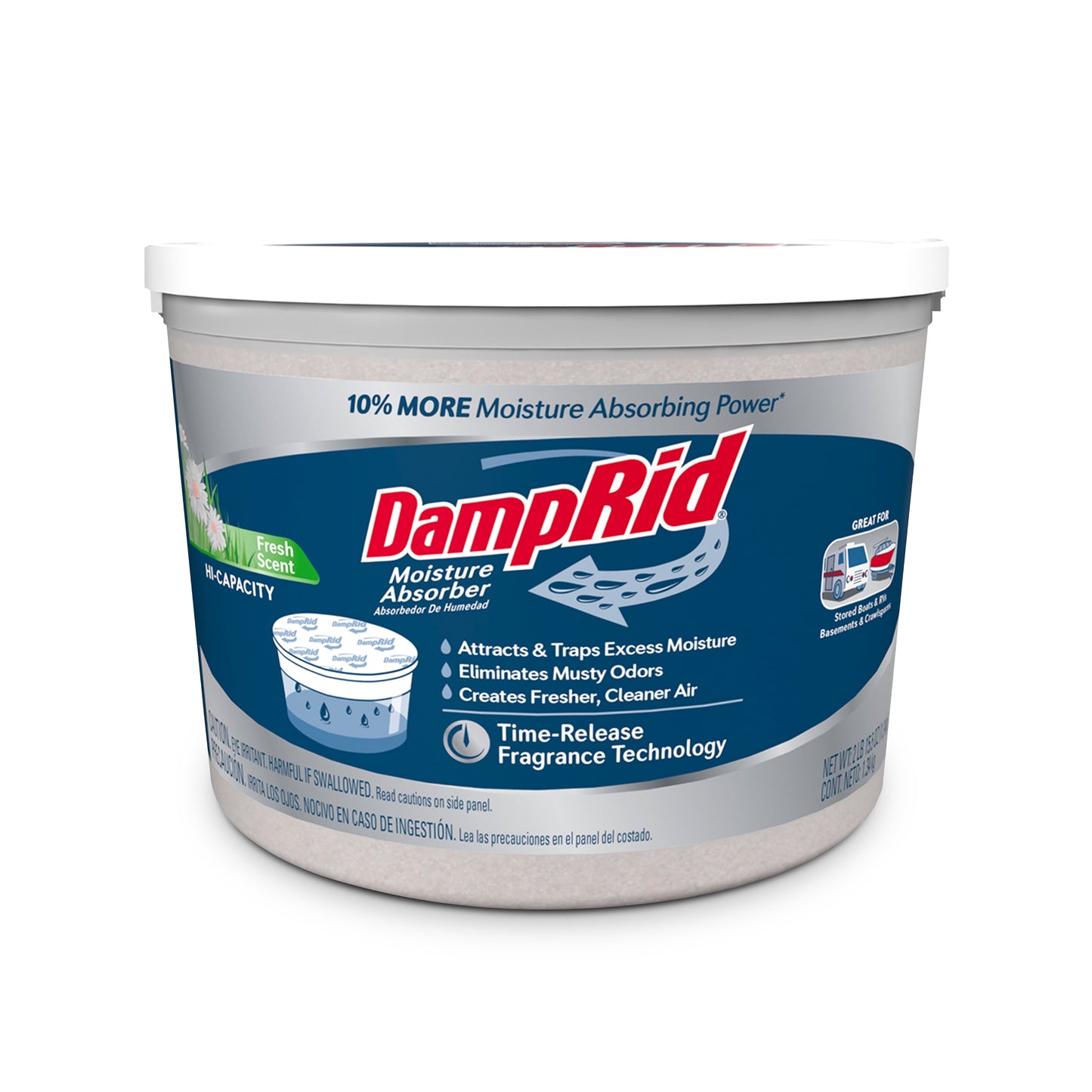 DampRid Hi-Capacity Moisture Absorber, Fresh Scent, 2LB 15.5OZ,