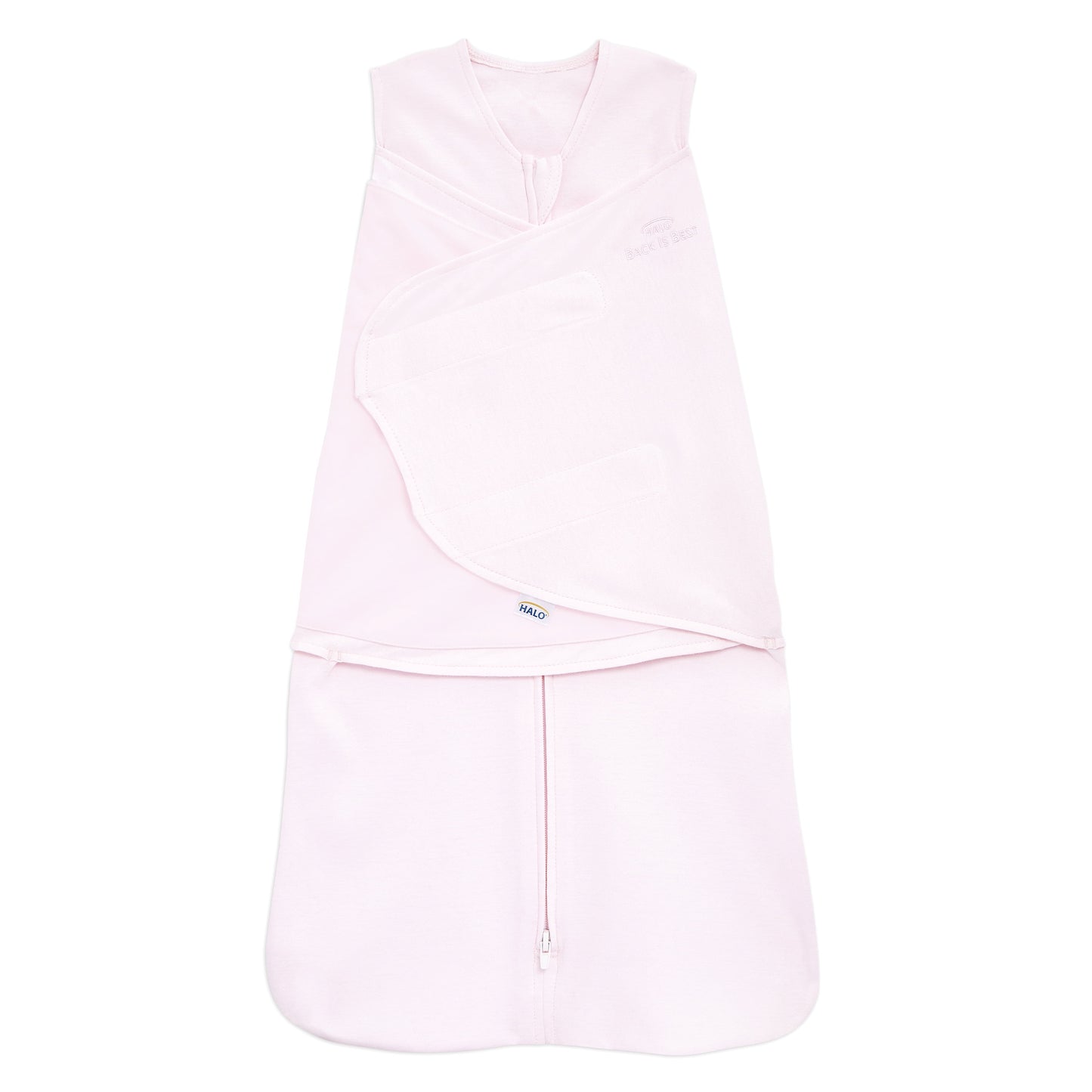 Halo® Sleepsack® Swaddle, 100% Cotton, Soft Pink, Small, Girls, 3-6 Months