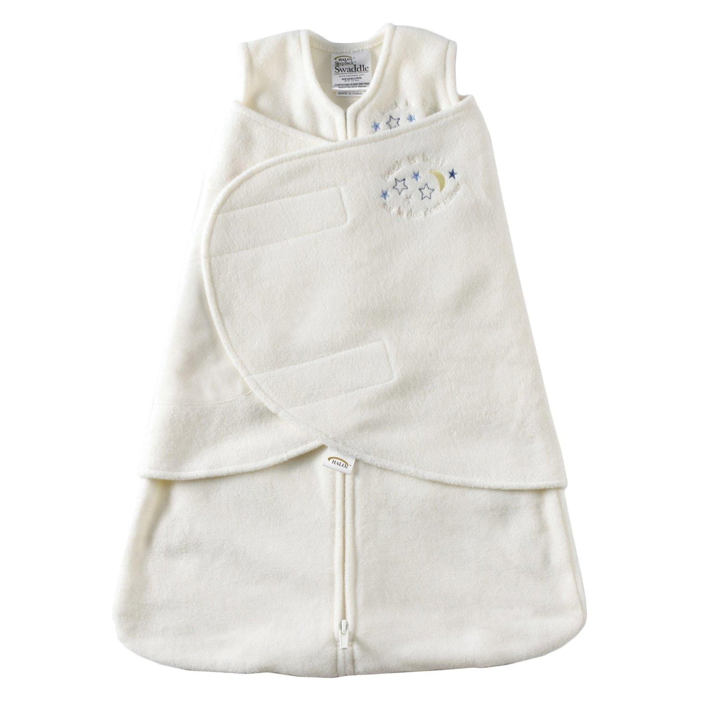 Halo® Sleepsack® Wearable Blanket, Micro-Fleece, Cream, Unisex, Small, 0-6 Months