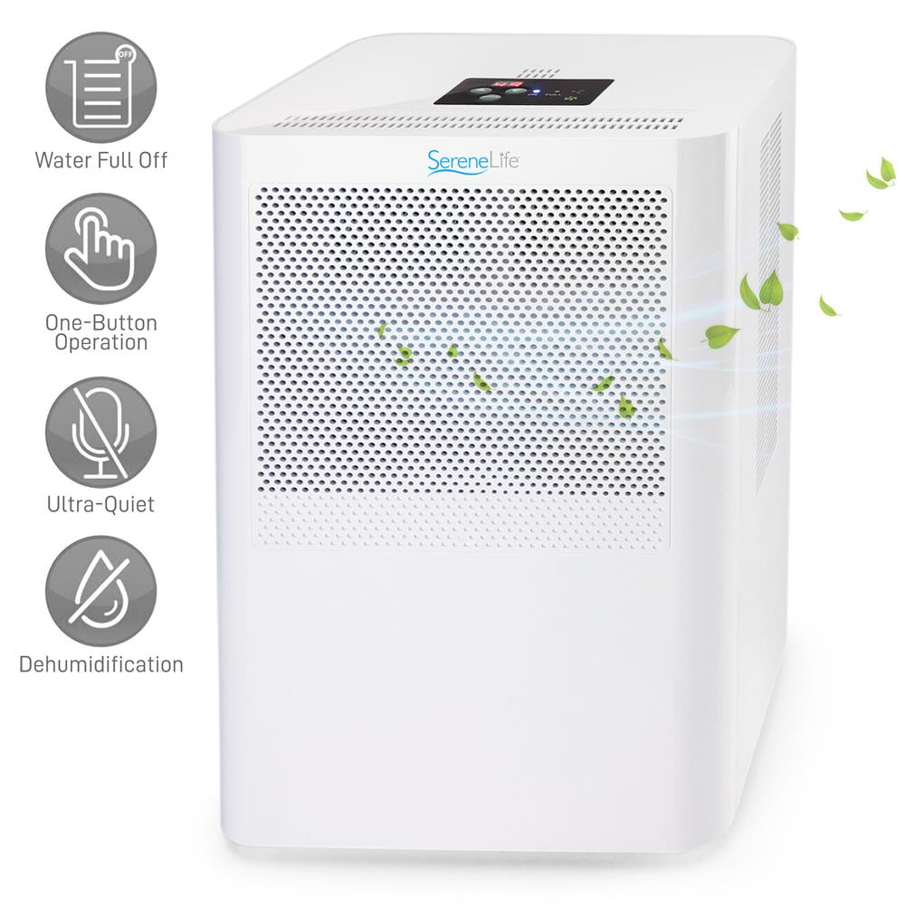SereneLife 322 Square Feet Portable Electric Home Mini Dehumidifier