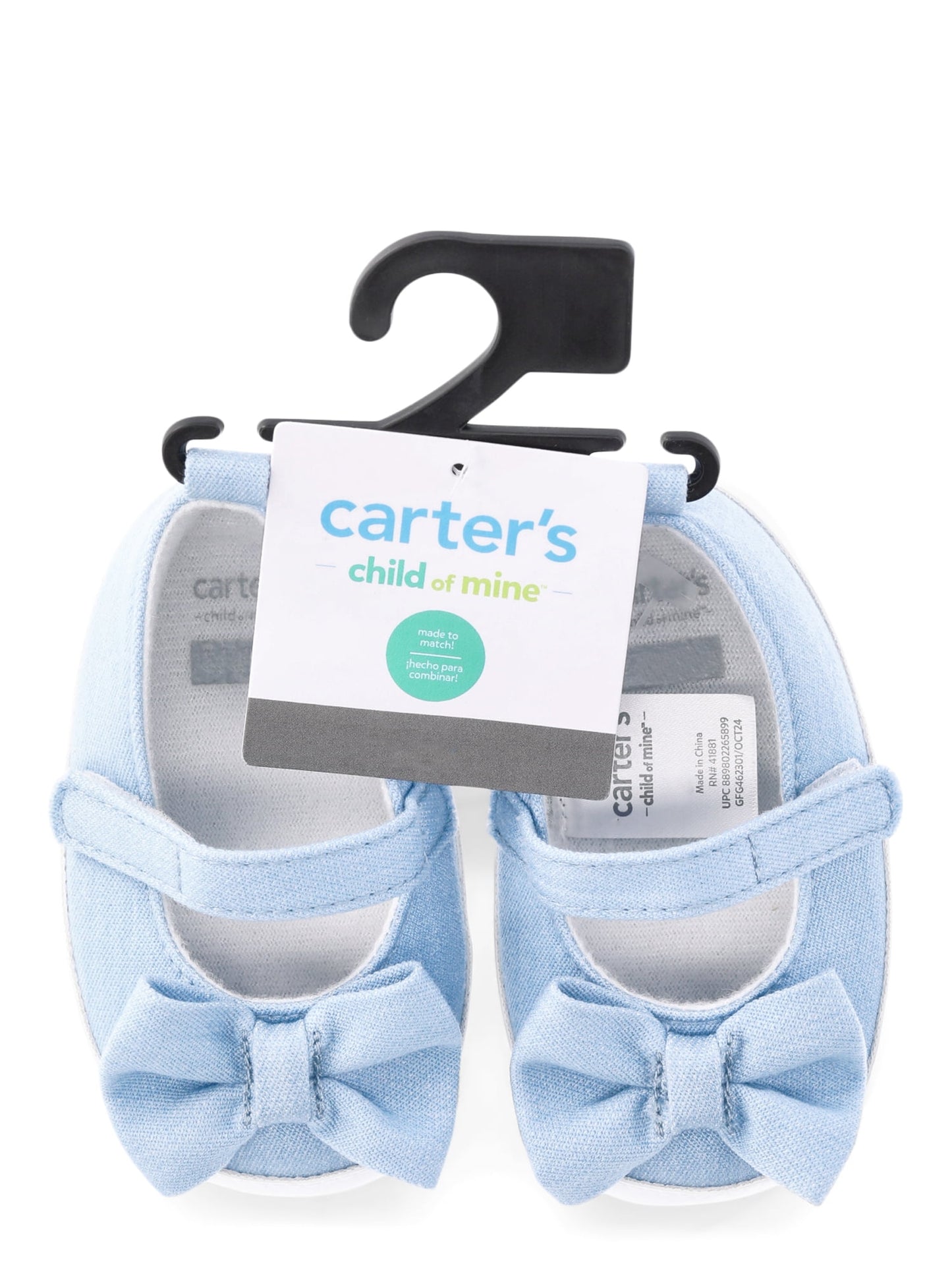Carter's Child of Mine Baby Girls’ Skimmer Sneakers Shoes, Sizes 0M-3M