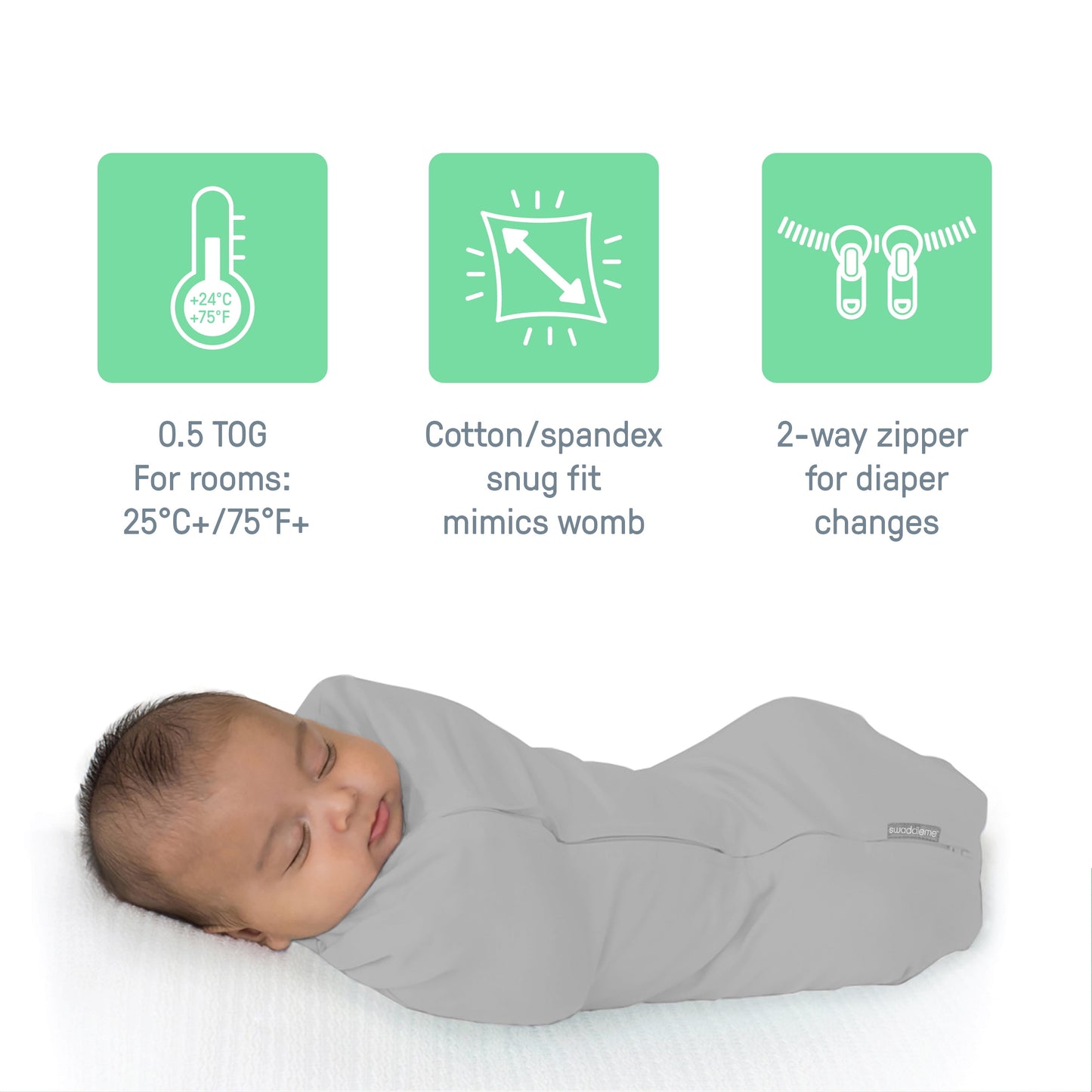 SwaddleMe by Ingenuity Pod - I Heart You