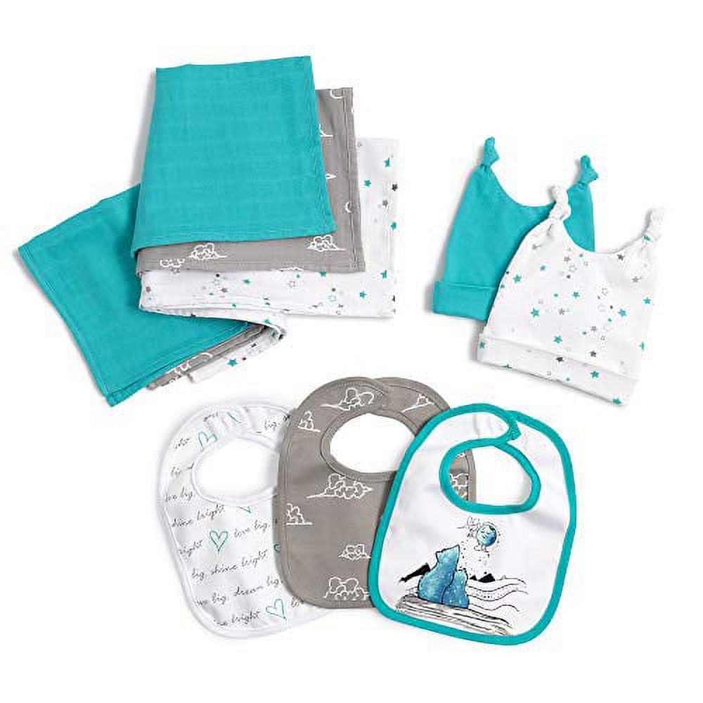 JumpOff Jo Newborn Layette Set (17 Pcs), Baby Essentials, Baby Shower Gifts, 0-3 Months - Blue Bears