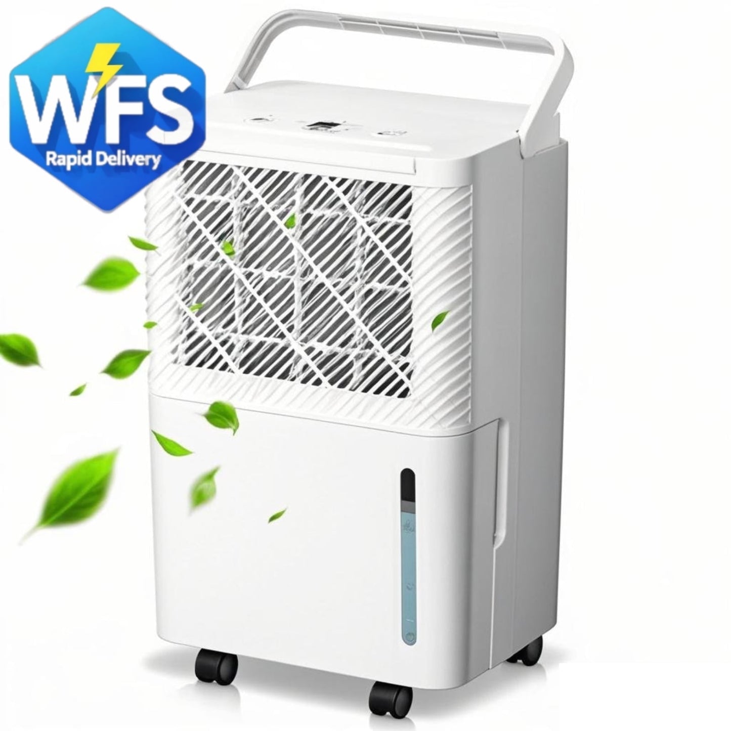 KISSAIR 8 Pint (DOE) Dehumidifier, Max 1000 Sq.ft Coverage Area with Auto Defrost & Drain, 24H Timer, 0.55 gal Water Tank for Basement/Bathroom/Home