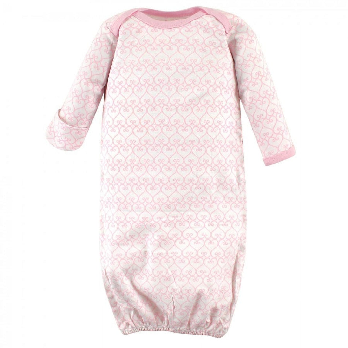 Luvable Friends Infant Girl Gowns, Tiara, Preemie/Newborn, 3-Piece