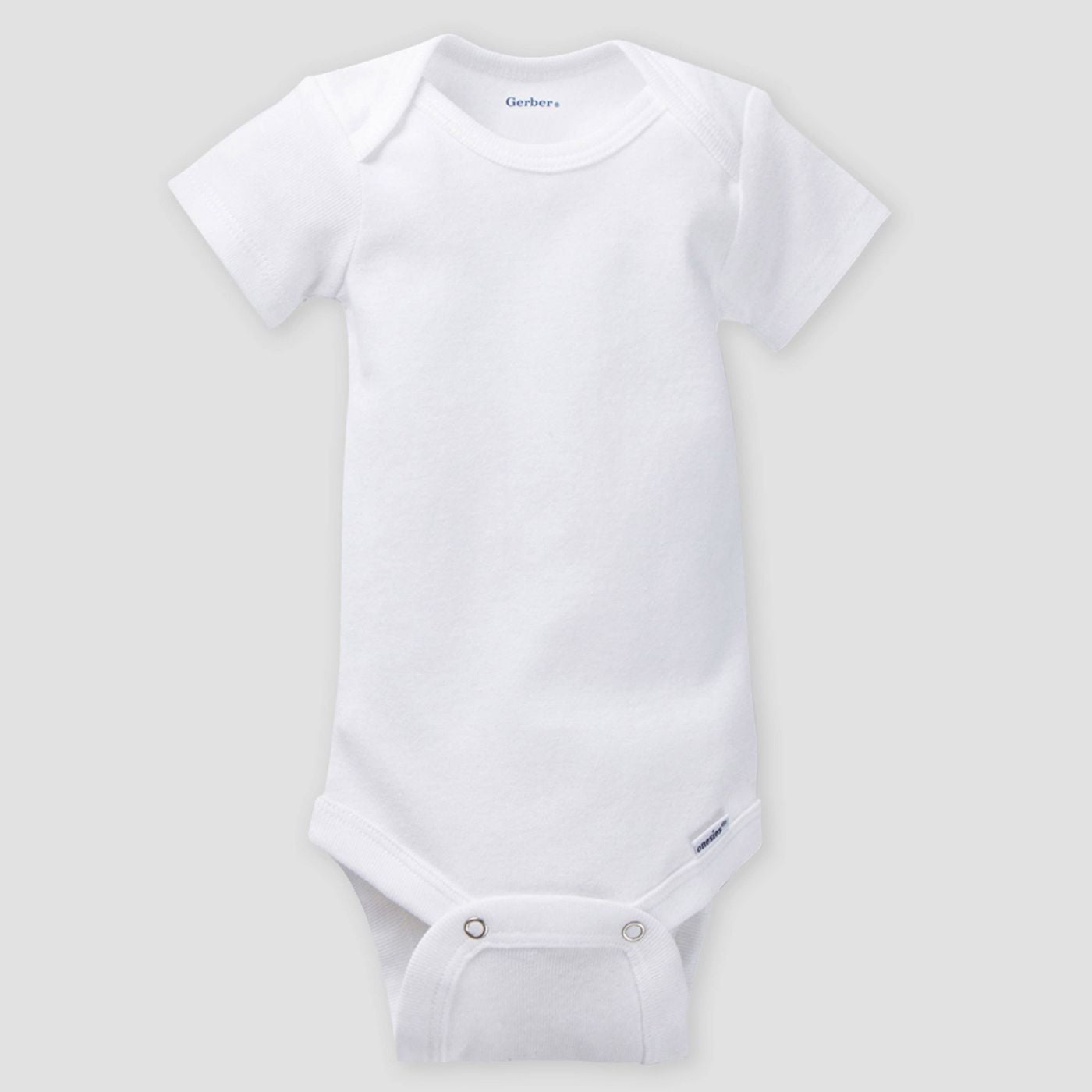 Gerber Baby 5pk Short Sleeve Onesies - White