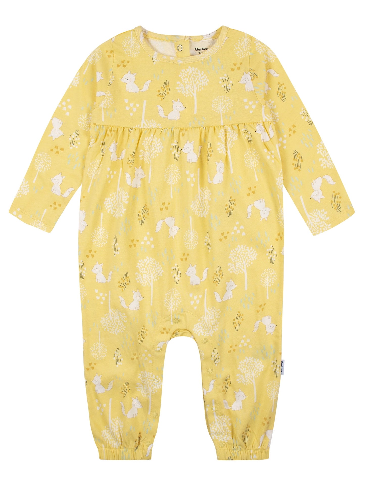Gerber Baby Girl Jersey Romper, 2-Pack, Sizes 0/3 - 24 Months