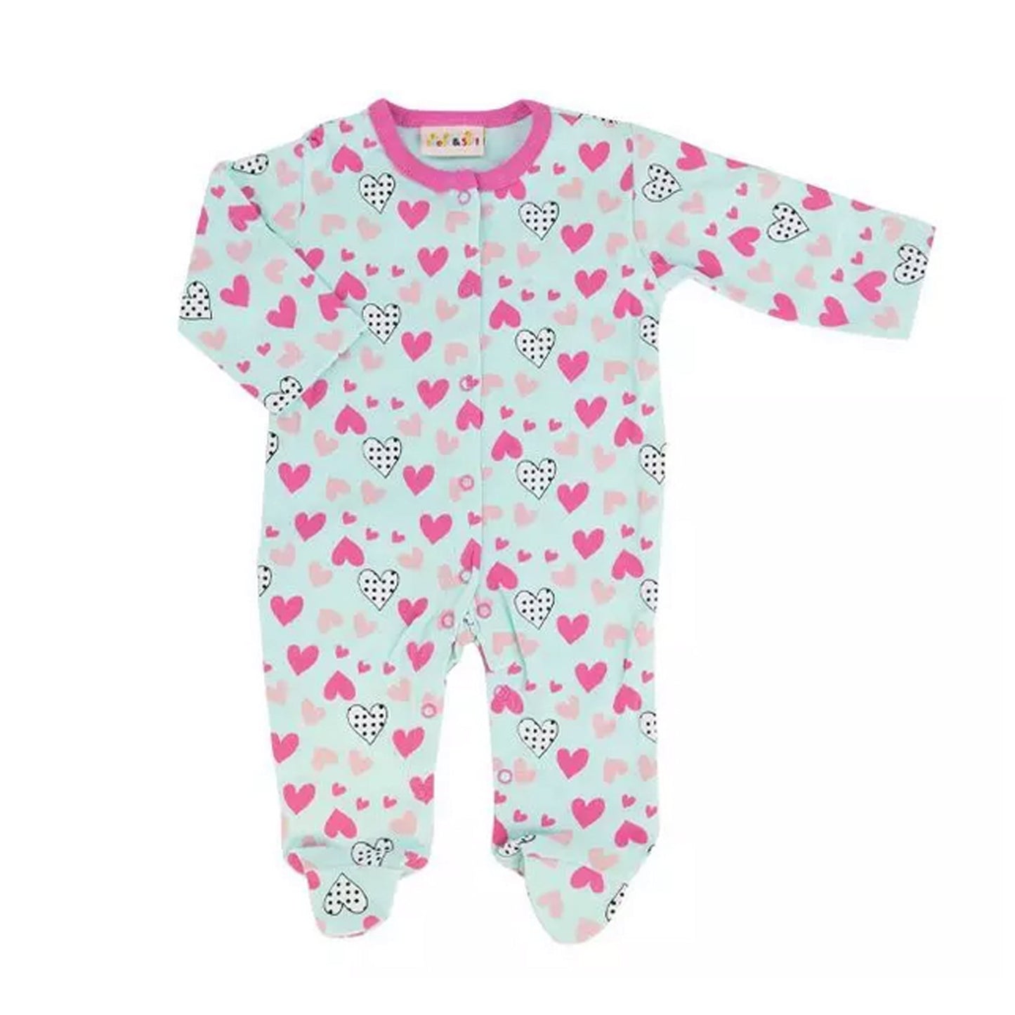 Infant 3 Piece Layette Set, Sweet & Soft Baby Romper Set