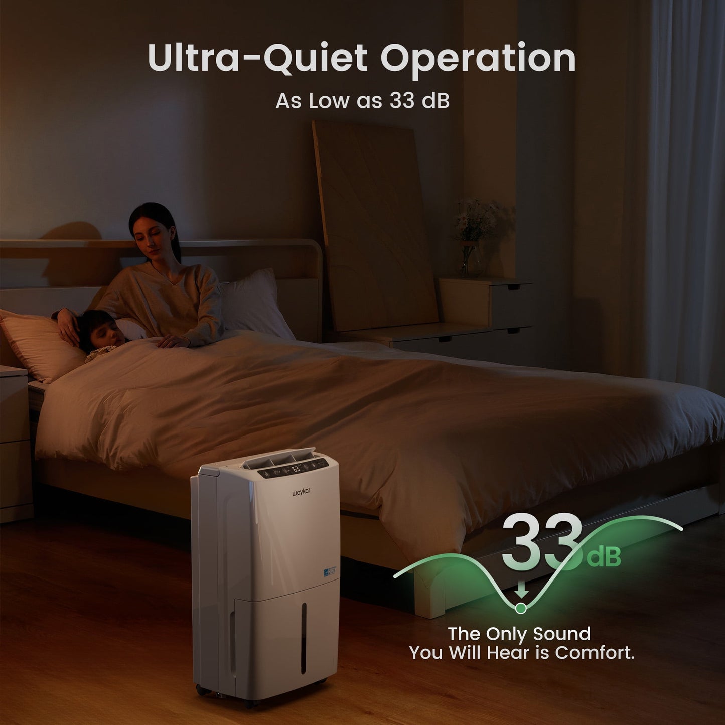 Sitvon 10 Pint Energy Star Dehumidifier for Room, Basement, 2,000 Sq. Ft, Quiet, Humidity Control, Timer, Drain Hose
