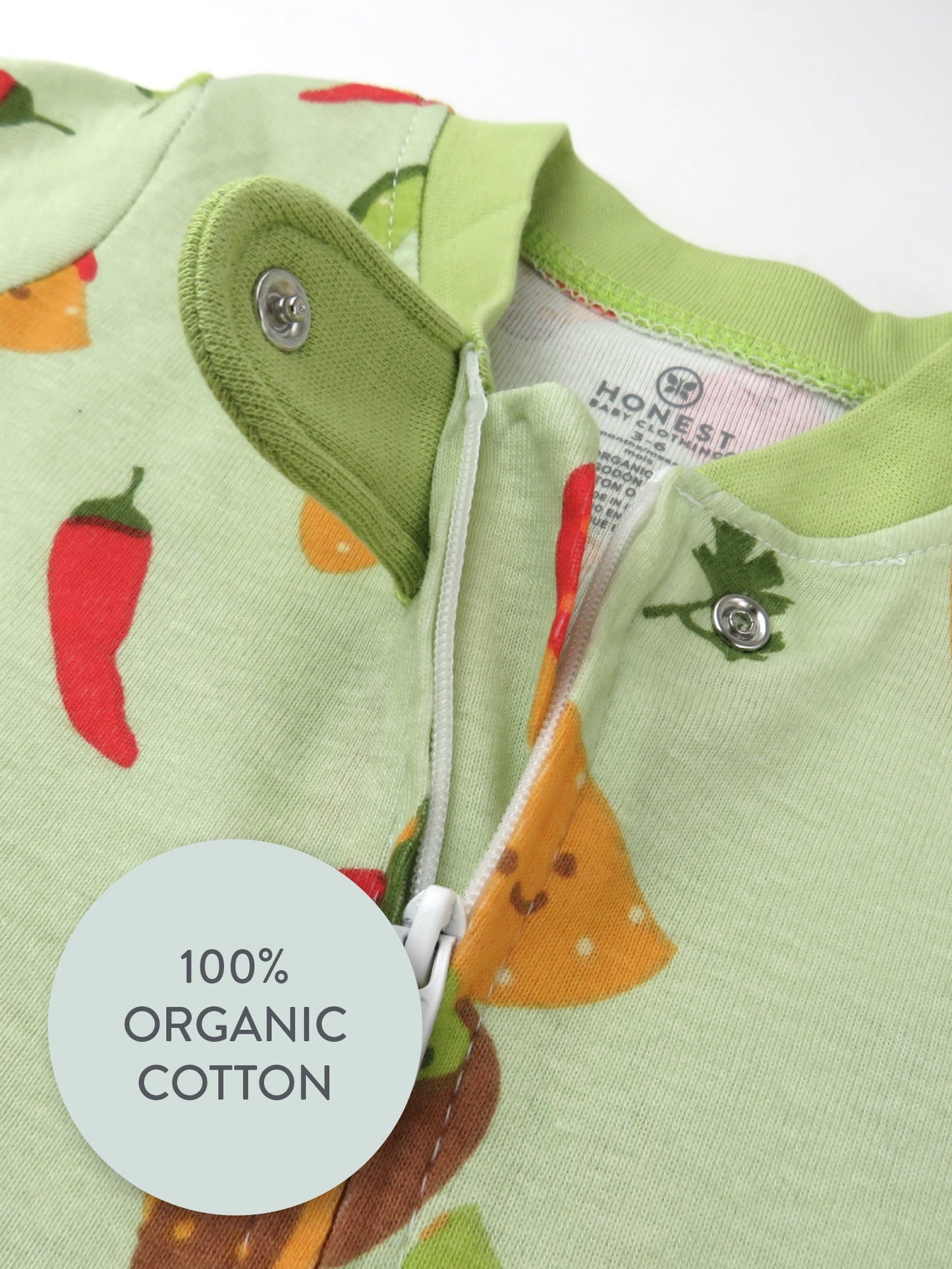 Honest Baby Clothing Organic Cotton Baby Boy/Girl Sleep N Play, Sizes Newborn-9 Months