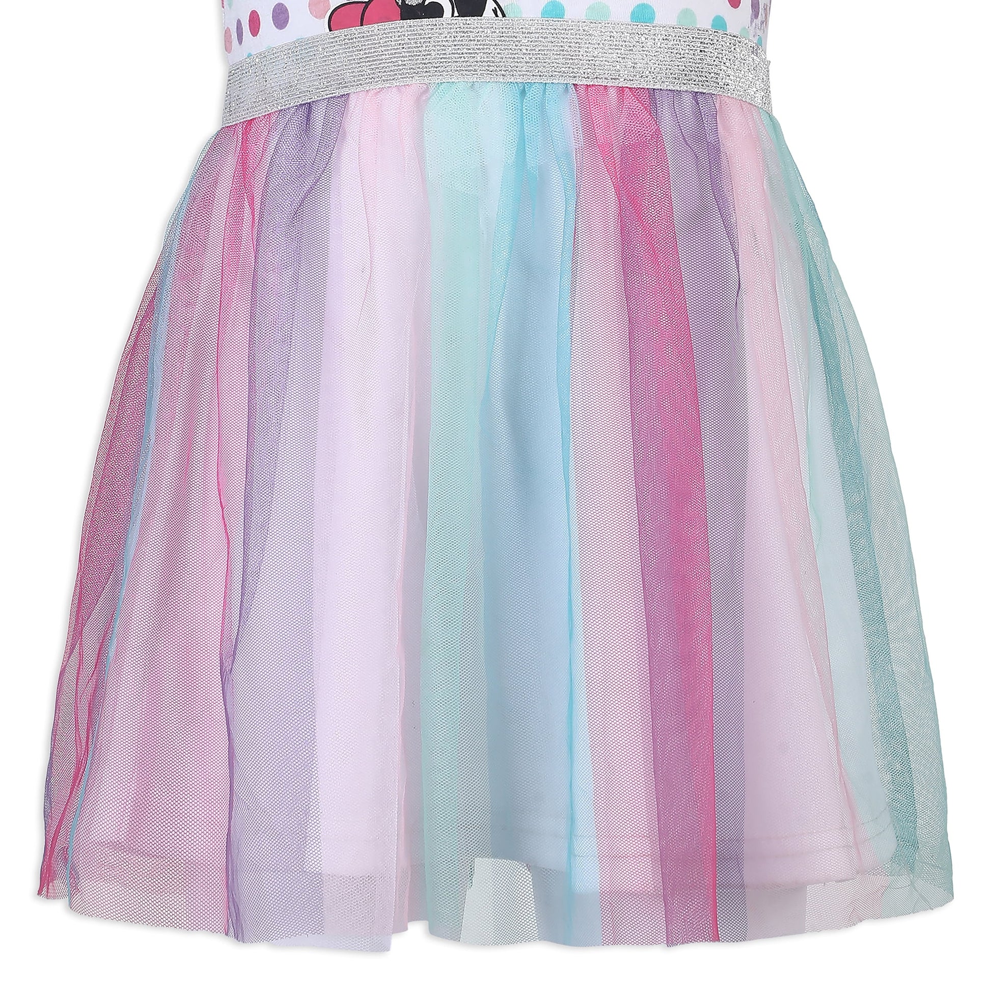Disney Minnie Mouse Girls Single Birthday Tutu Dress for Infants and Toddlers