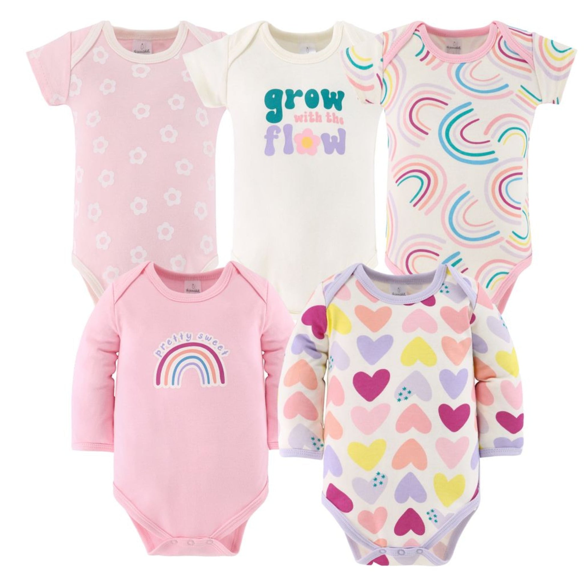 The Peanutshell Newborn Baby Layette Gift Set for Baby Girls, Pretty Sweet, 0-3 Months, 30-Piece