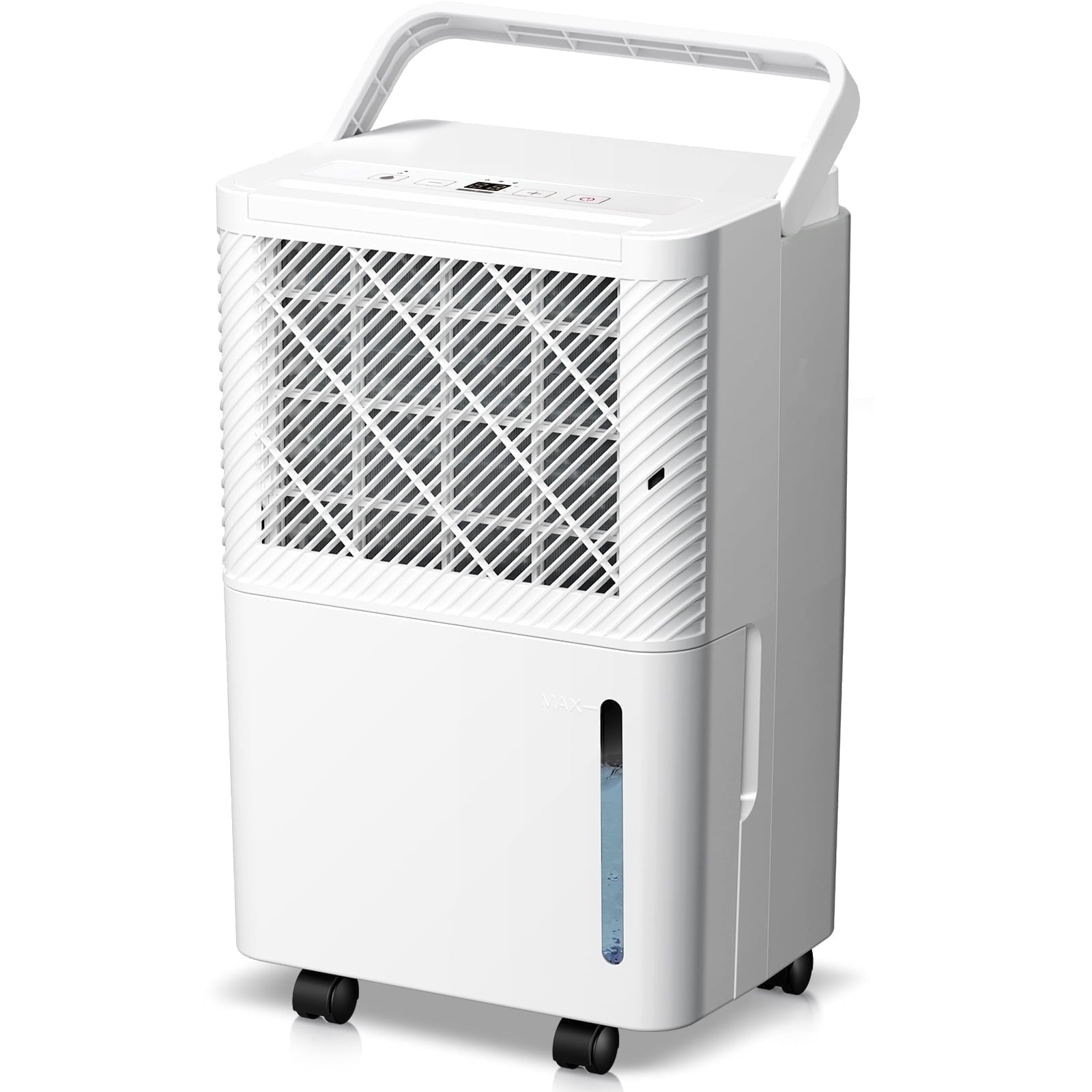 KISSAIR 8 Pint (DOE) Dehumidifier, Max 1000 Sq.ft Coverage Area with Auto Defrost & Drain, 24H Timer, 0.55 gal Water Tank for Basement/Bathroom/Home