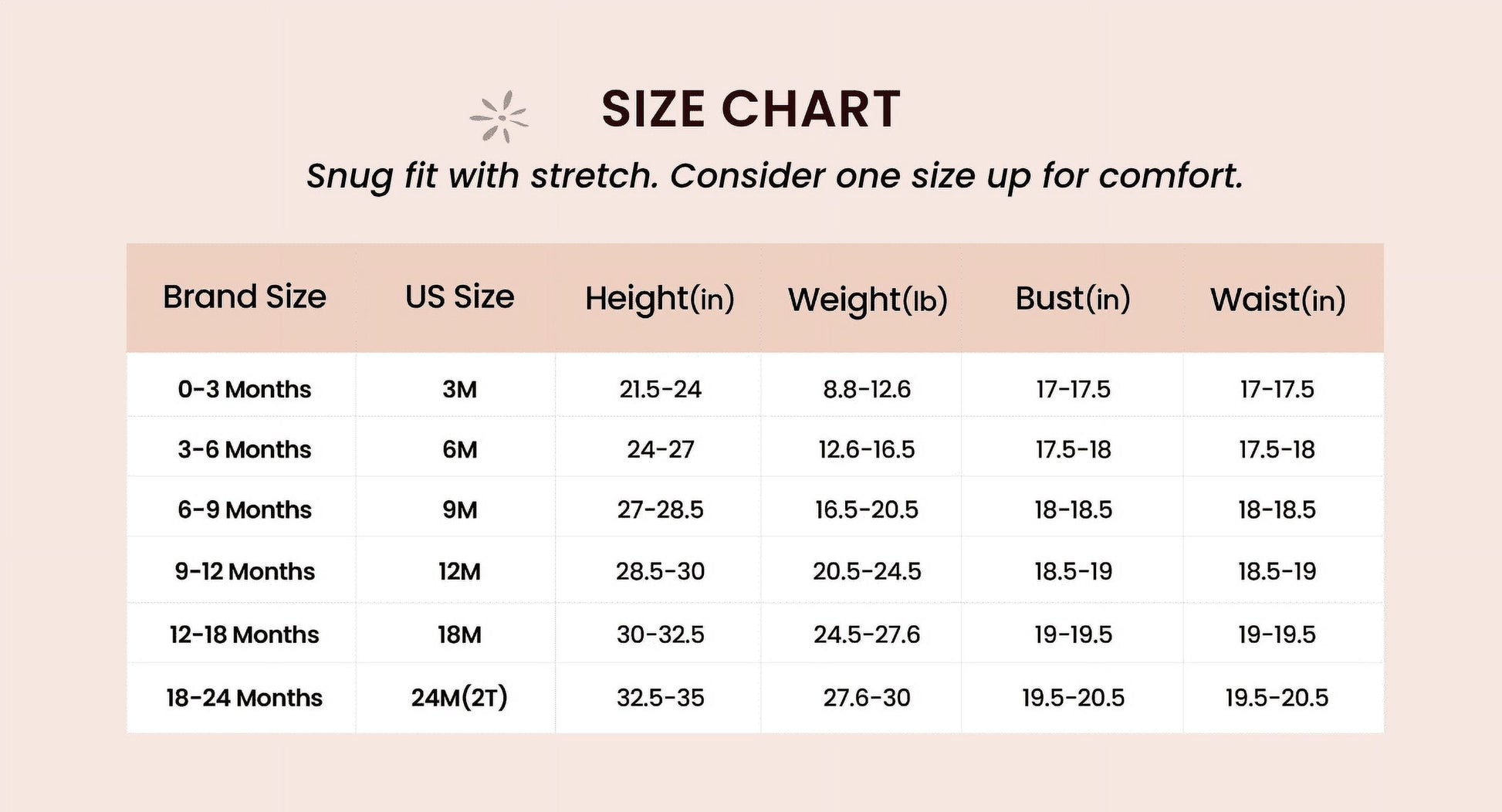 PatPat Bamboo Baby Pajamas Baby Boy Girl Pajamas Gift Snug Fit Long-Sleeved Zipper Baby Bodysuits for Newborn,0-3 Months