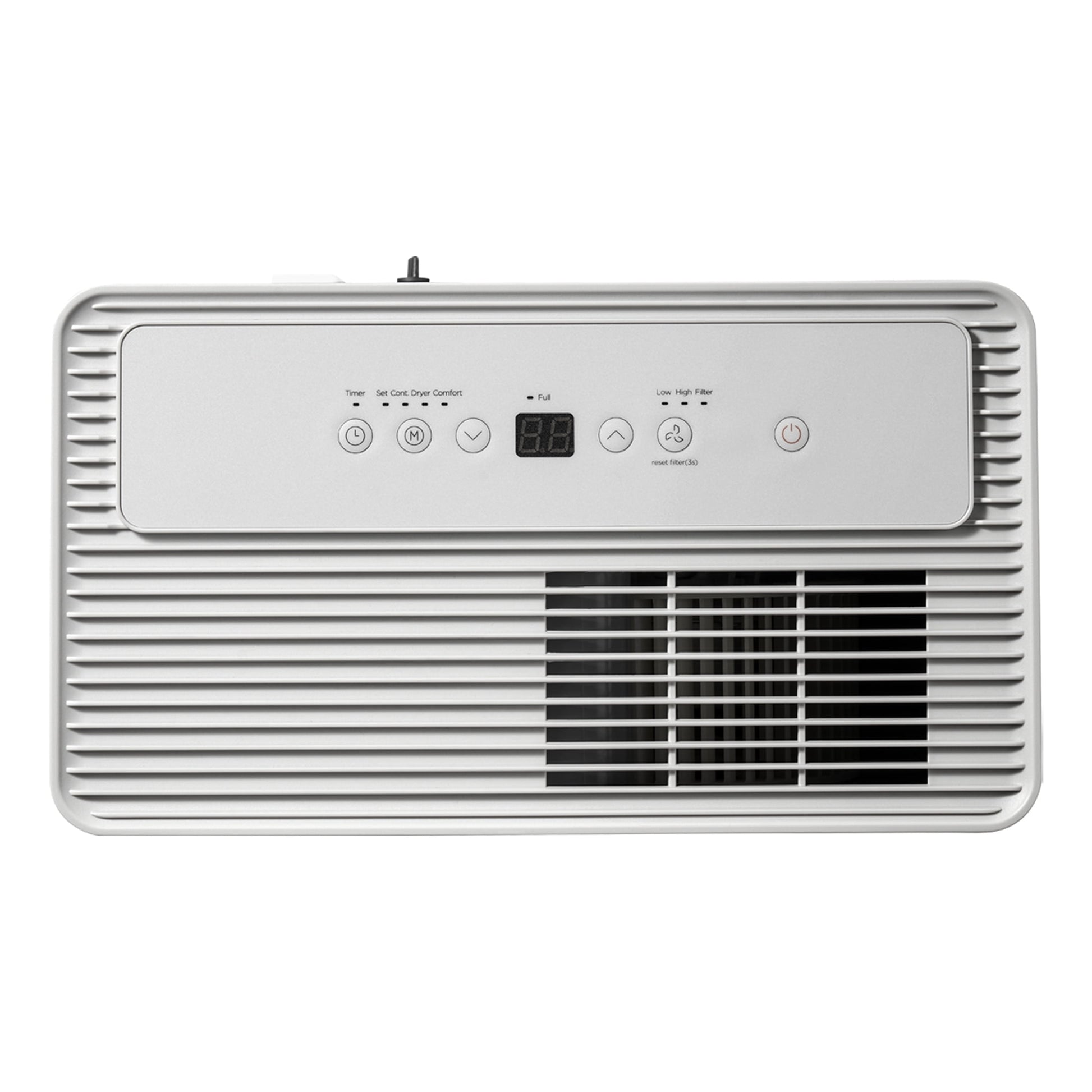 Restored Midea 22-Pint Smart Dehumidifier With App and Voice Control, For Rooms Up to 1,500 Sq Ft, RMD22SWW, Refurbished