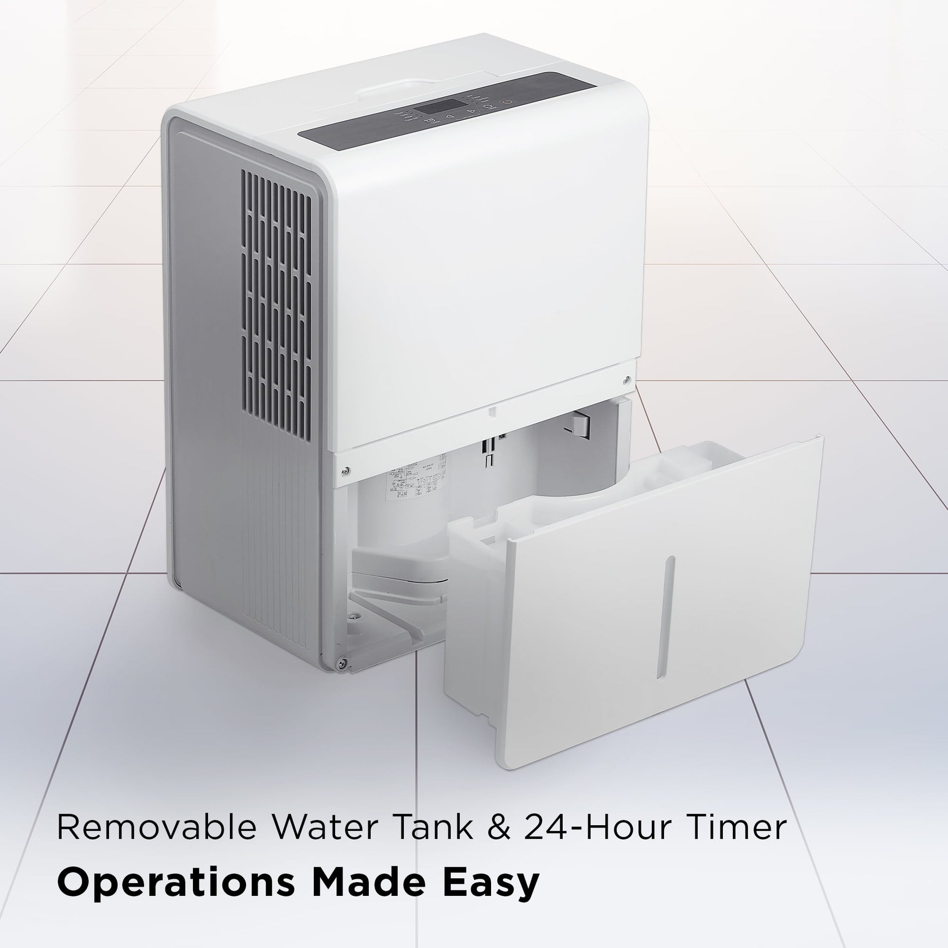 TCL 25 Pint Smart Dehumidifier, 2,000 sq. ft., White, W25D92