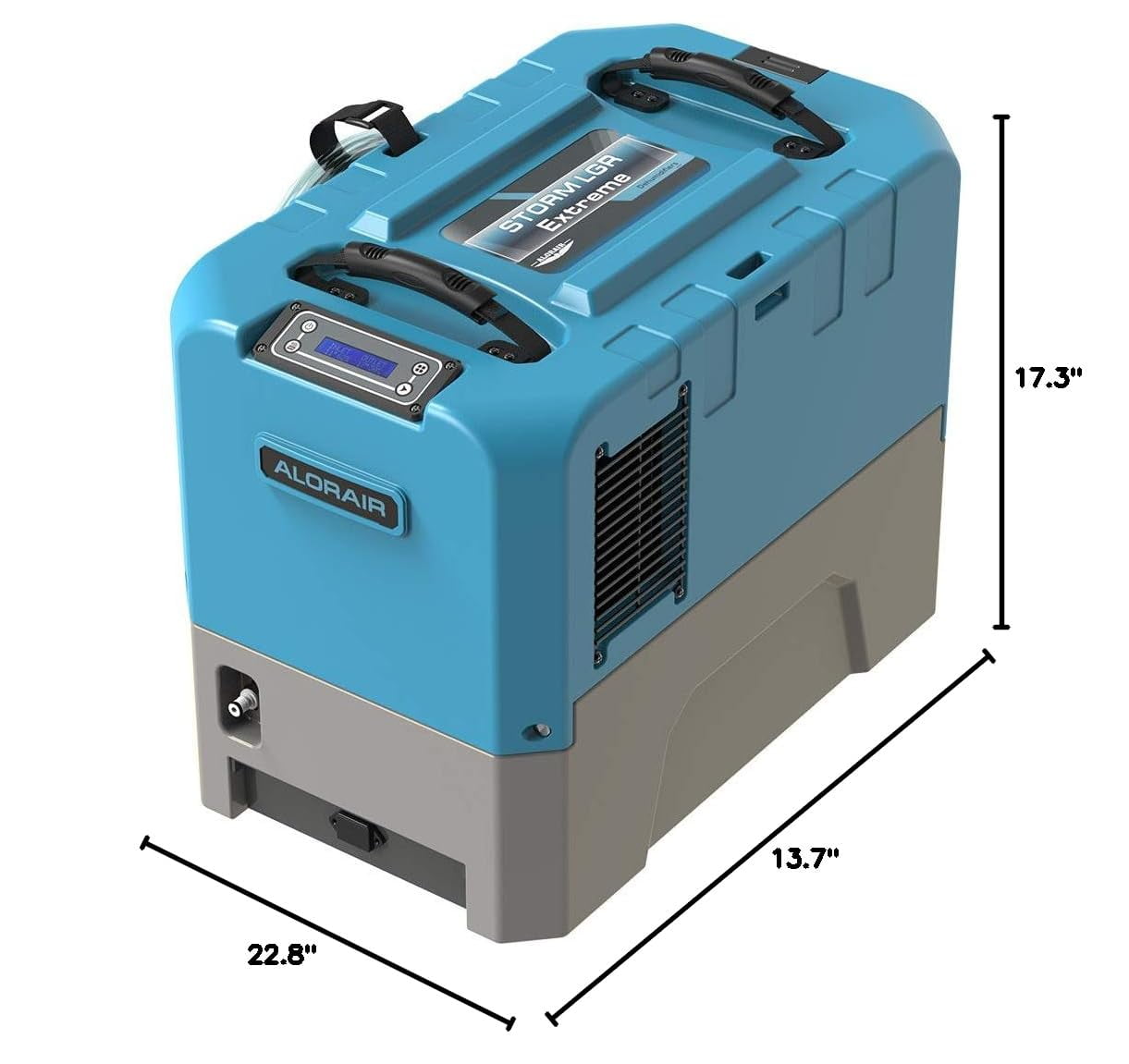ALORAIR 180 Pints Commercial Dehumidifiers for Crawlspace and Basement Drying, Pump Drain