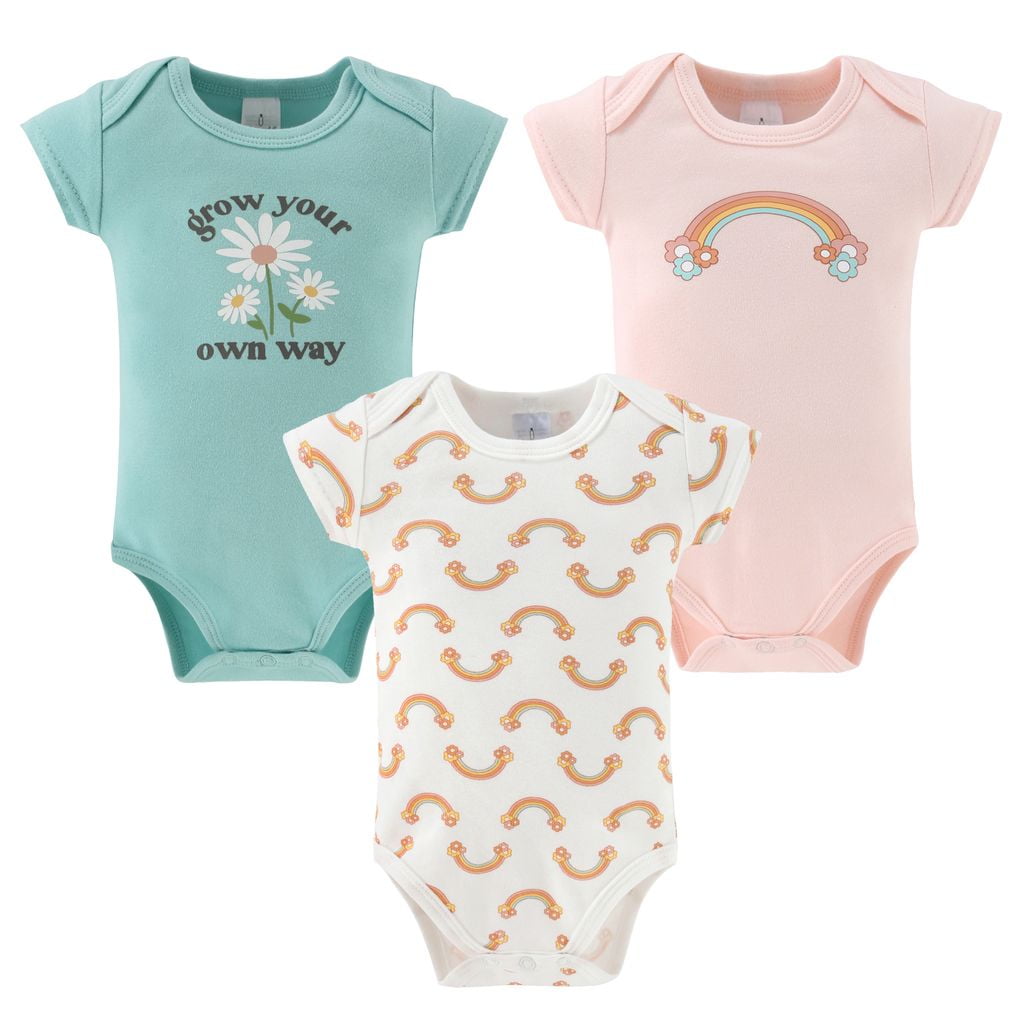 The Peanutshell Carefree Floral Newborn Baby Clothes and Essentials, Layette Set for 0-3 Months, 16-Piece