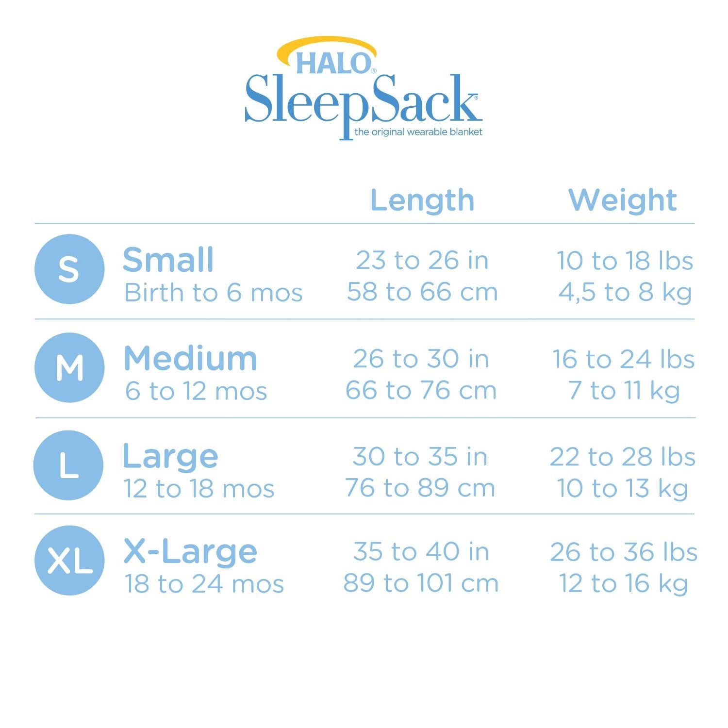 Halo® Sleepsack® Wearable Blanket, Micro-Fleece, Cream, Unisex, Large, 12-18 Months