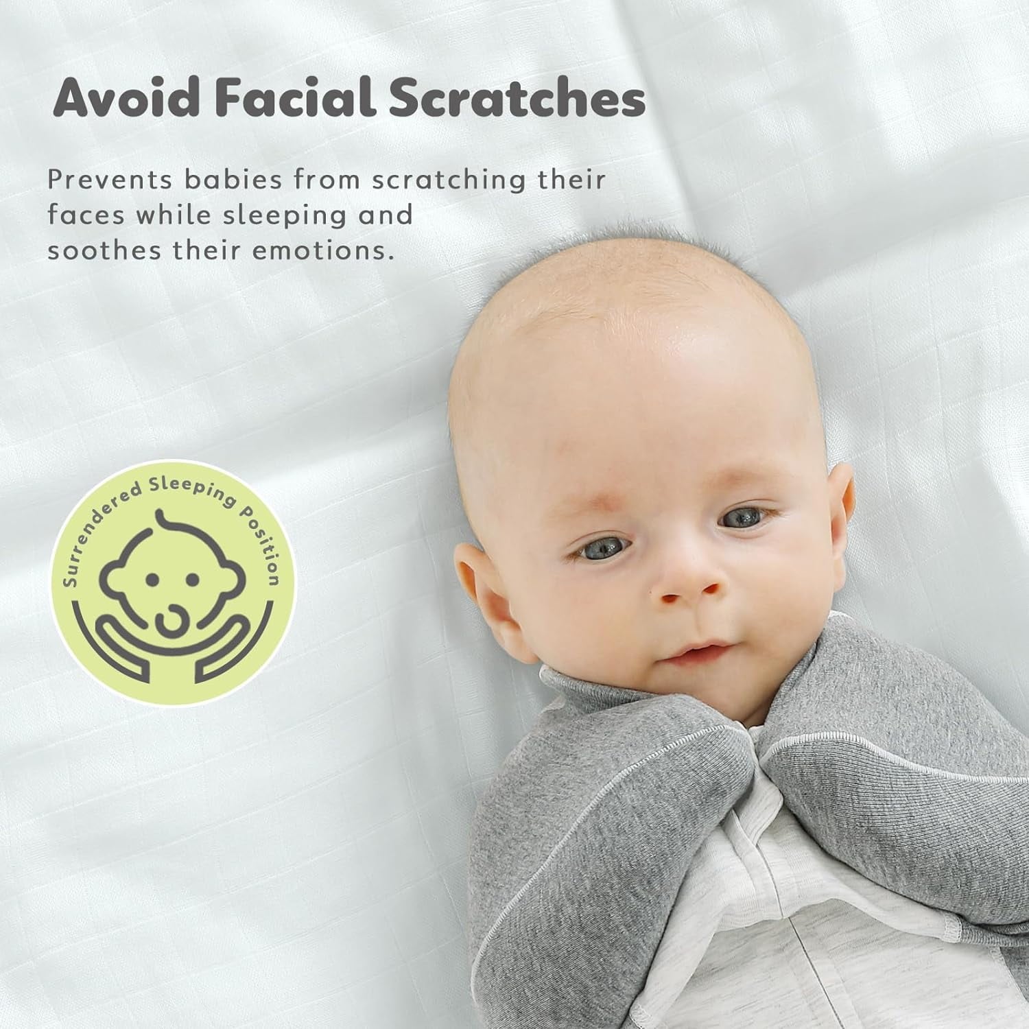 KIDIRA Swaddle for Newborns, Baby Swaddles 0-3 Months 5-13lb,  Promotes Healthy Hip Development, 2-Way Zipper & Foot Buttons, 1Pack