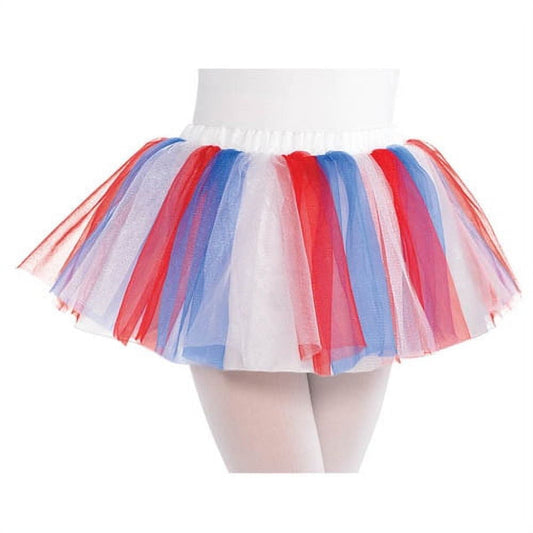 Amscan Tutu - Child, Party Accessory, Red, White And Blue