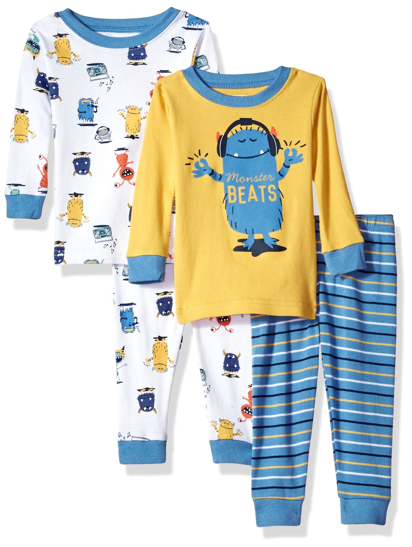 Carter's 4 Piece Monster PJ Set (Baby)